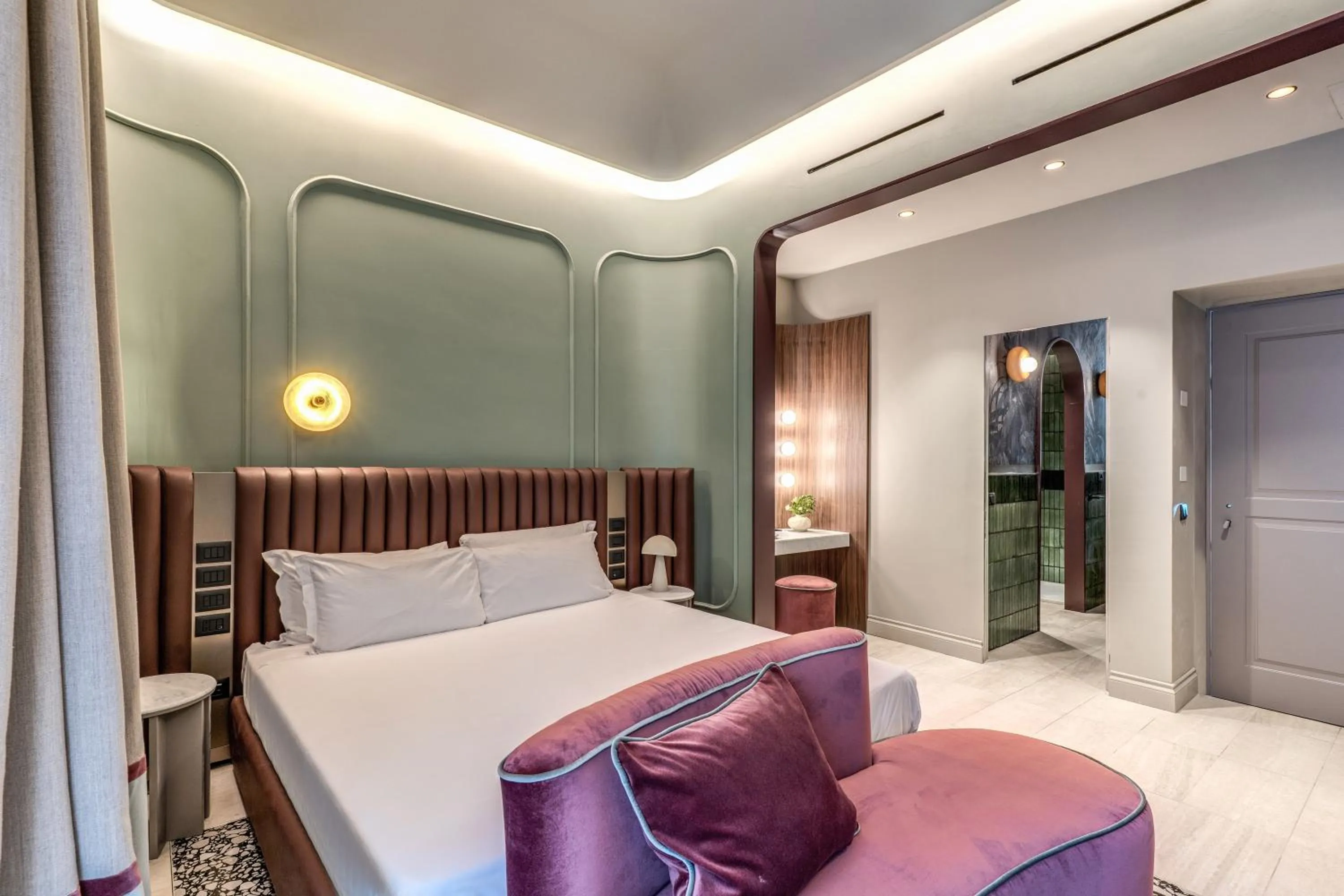 Bed in Dimora Coppelle - Adults Only