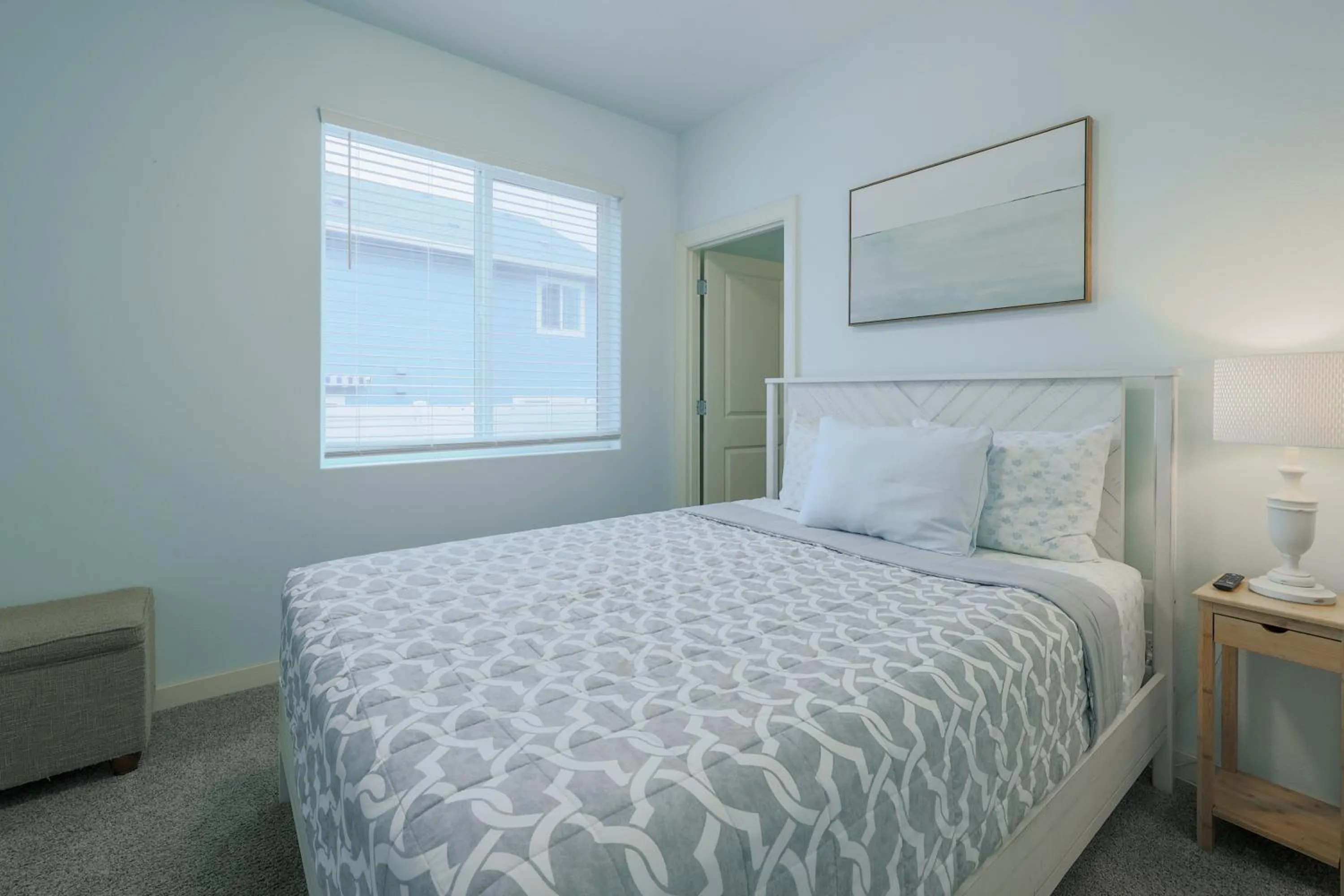 Bed in Surfers Beach Retreat