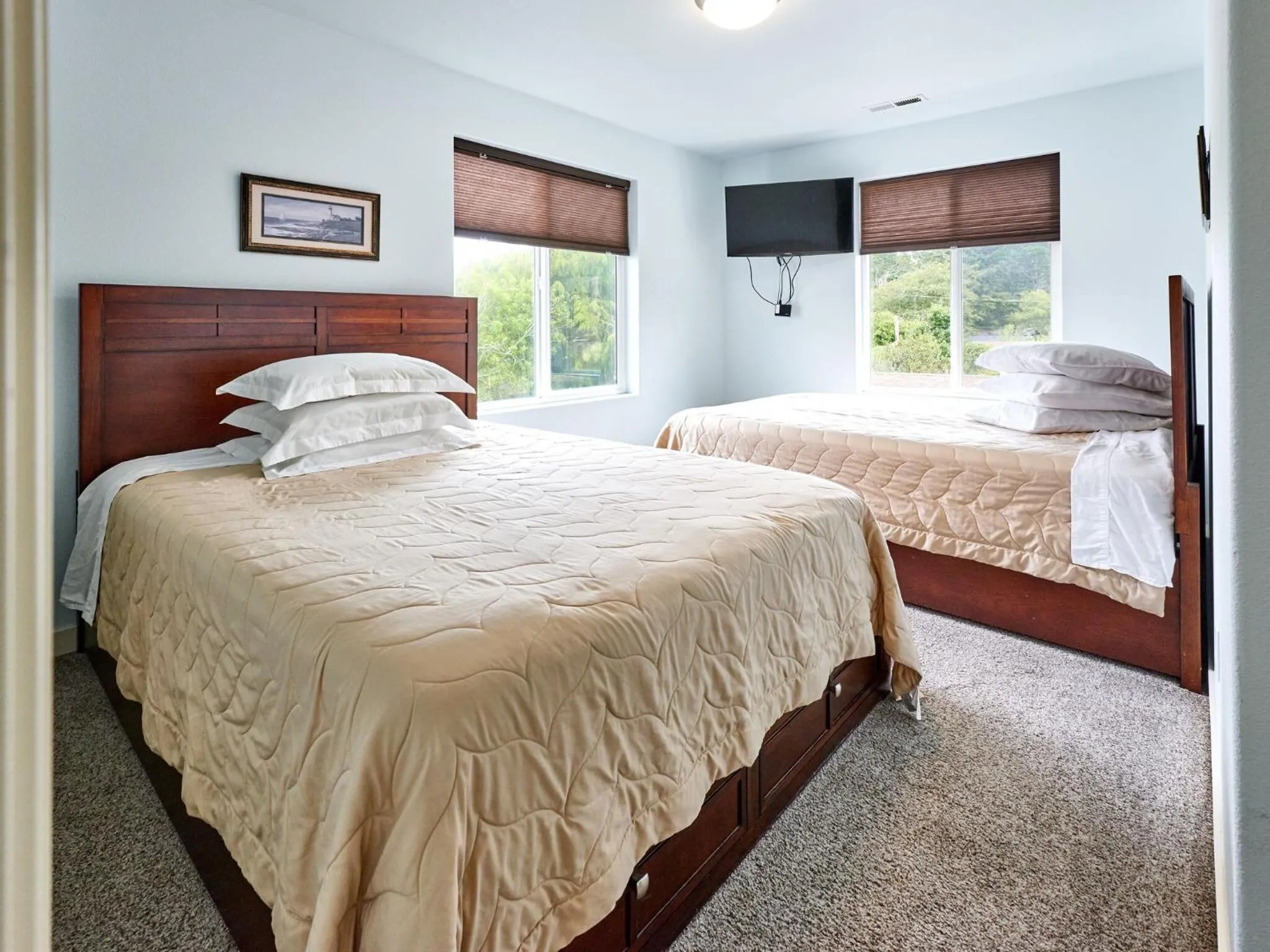 Bed in Surfers Beach Retreat
