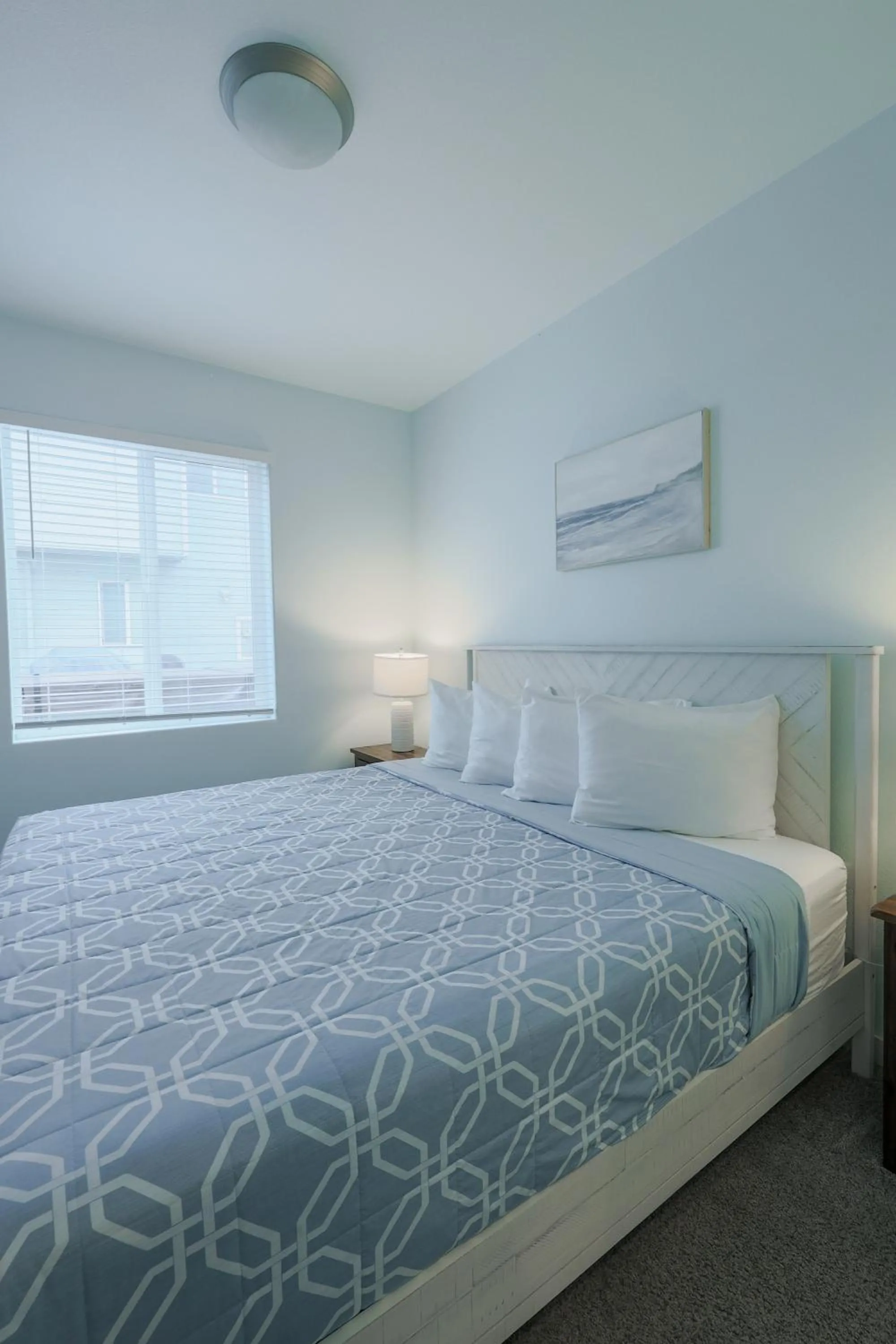 Bed in Surfers Beach Retreat