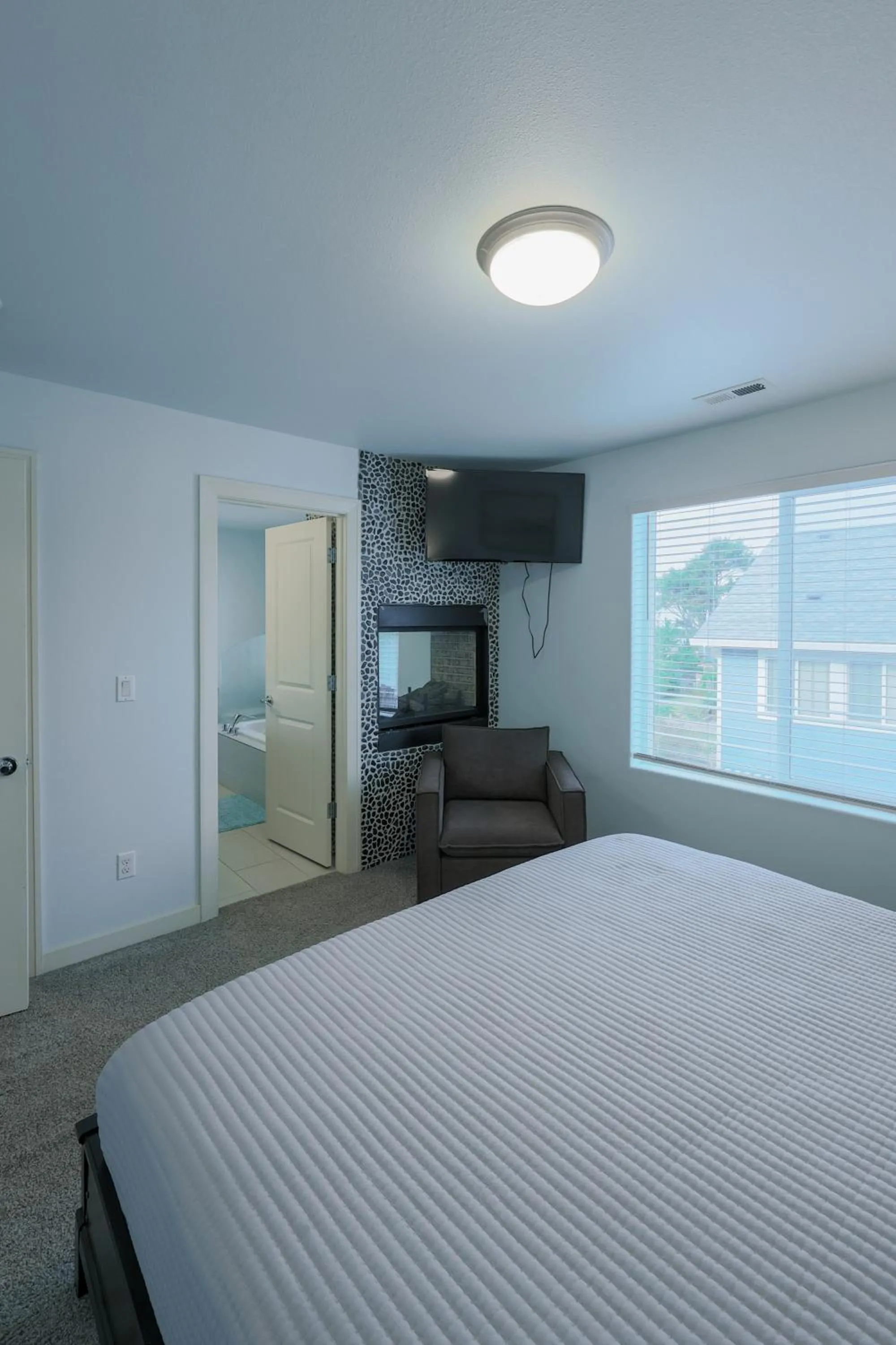 Bed in Surfers Beach Retreat