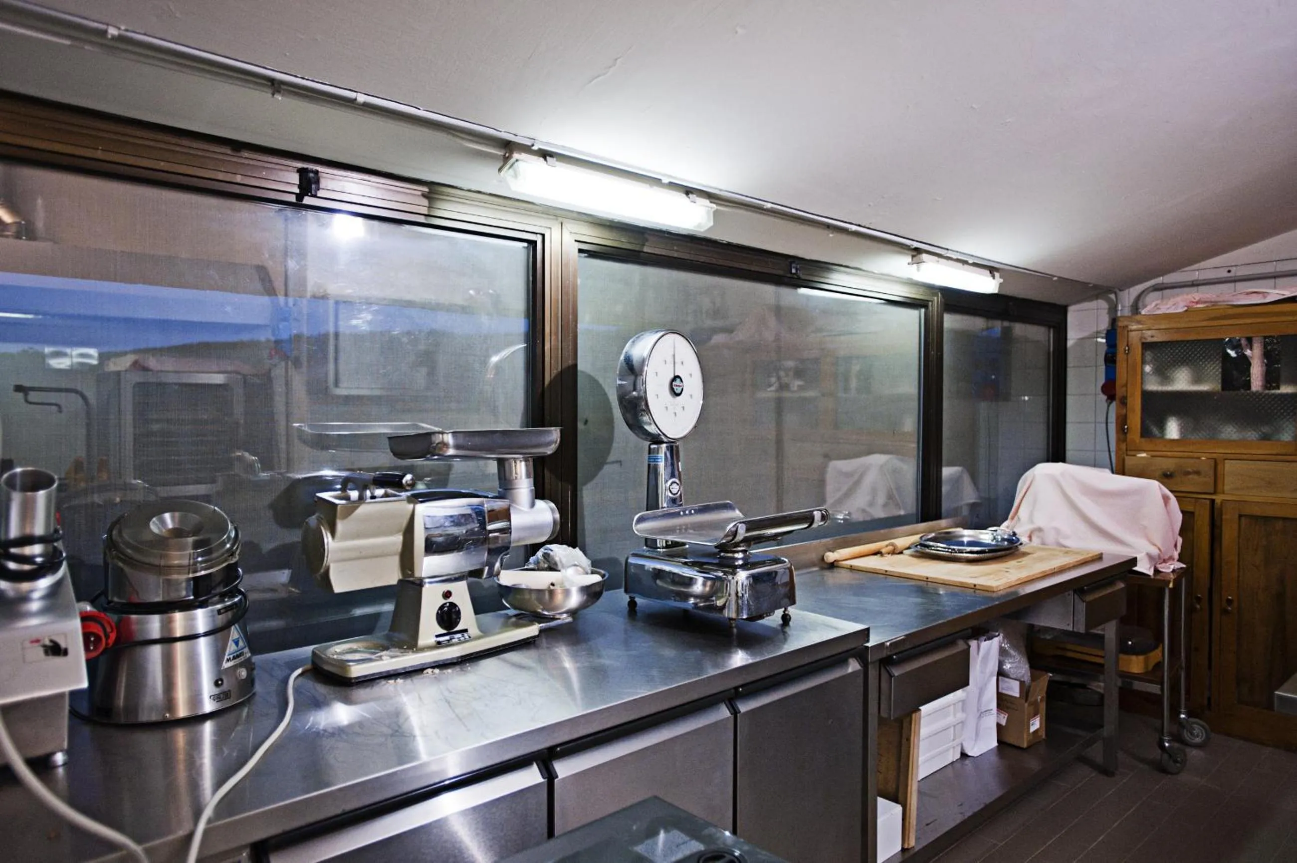 Communal kitchen in La Vittoria 10 – La Soglia della Val d’Orcia