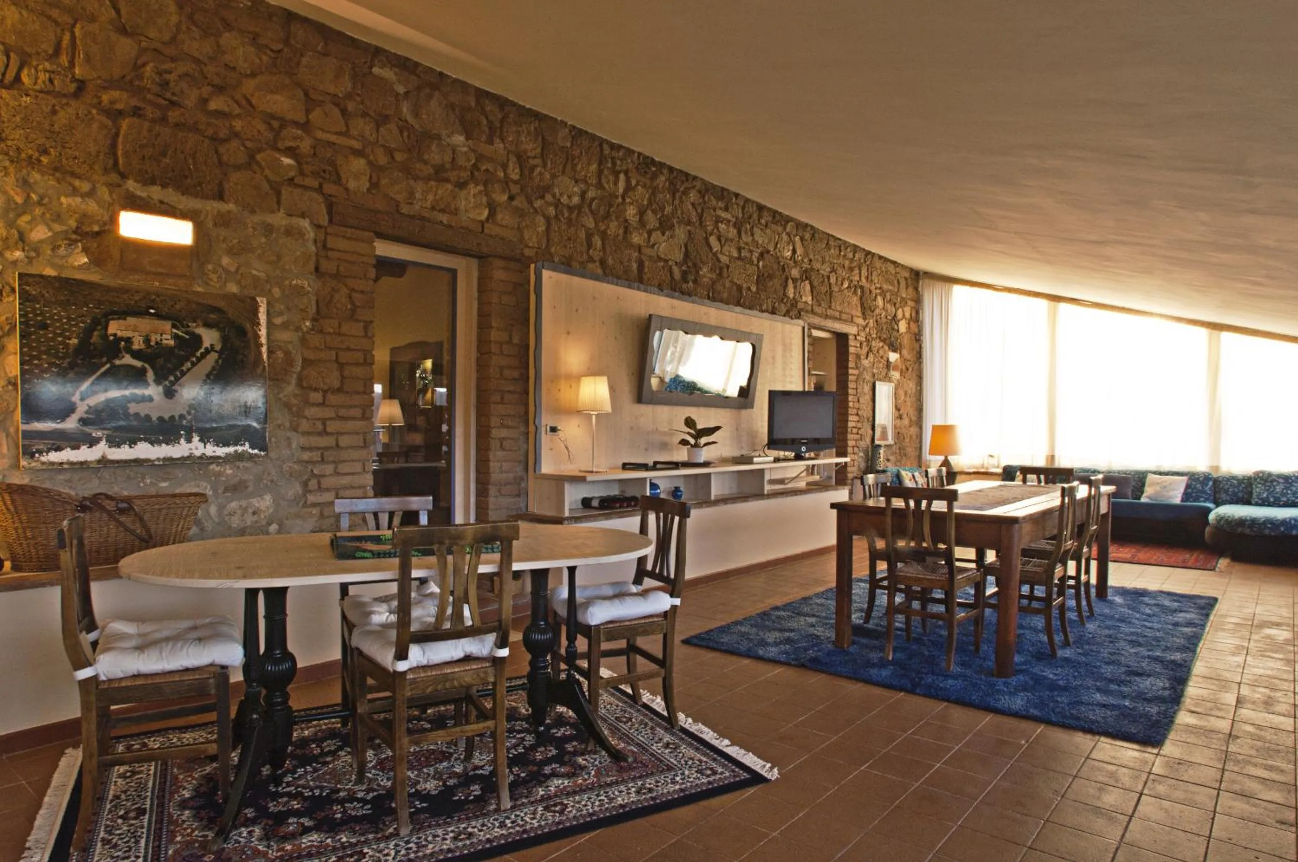 Communal lounge/ TV room in La Vittoria 10 – La Soglia della Val d’Orcia