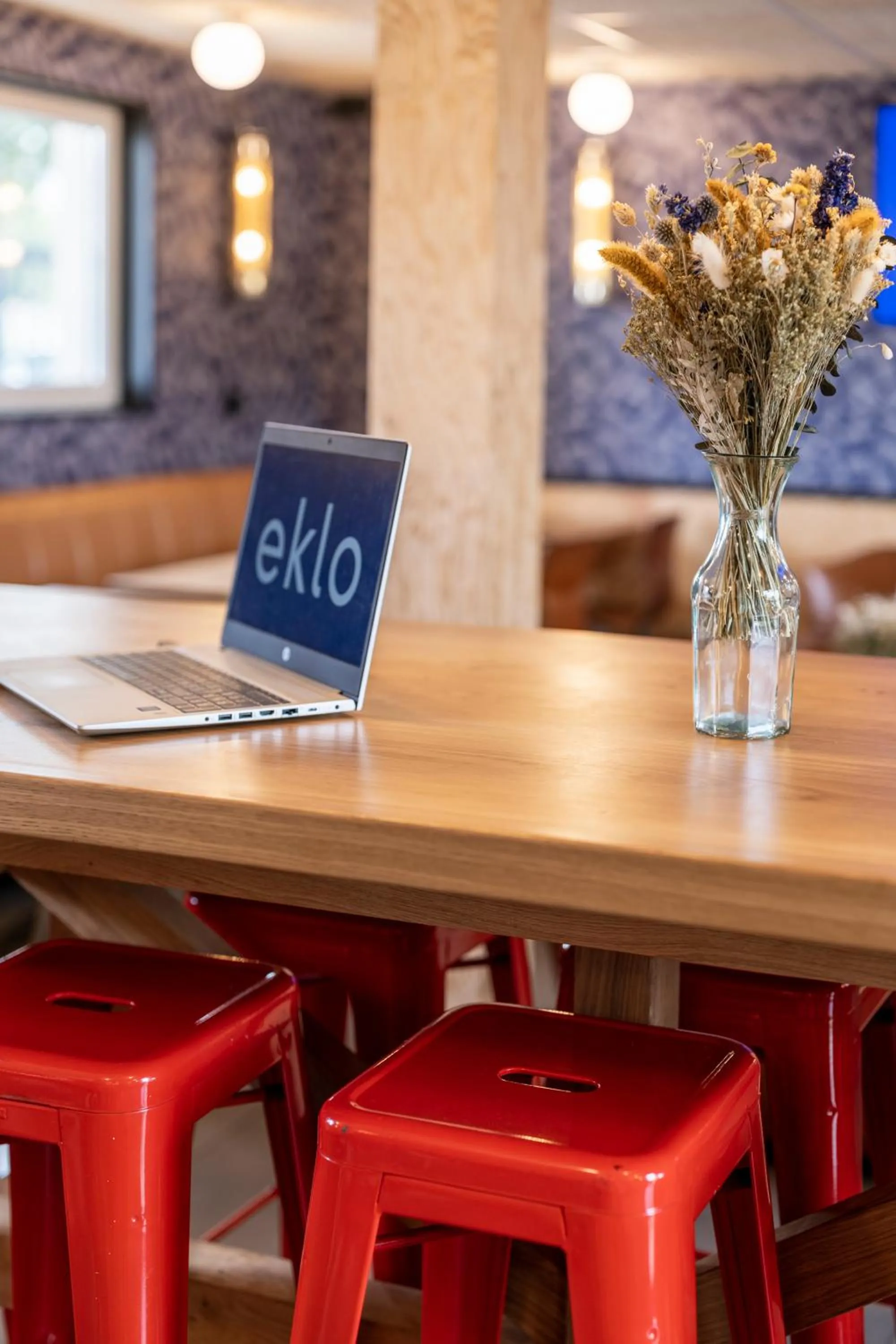 Communal lounge/ TV room in Eklo Hotels Le Havre