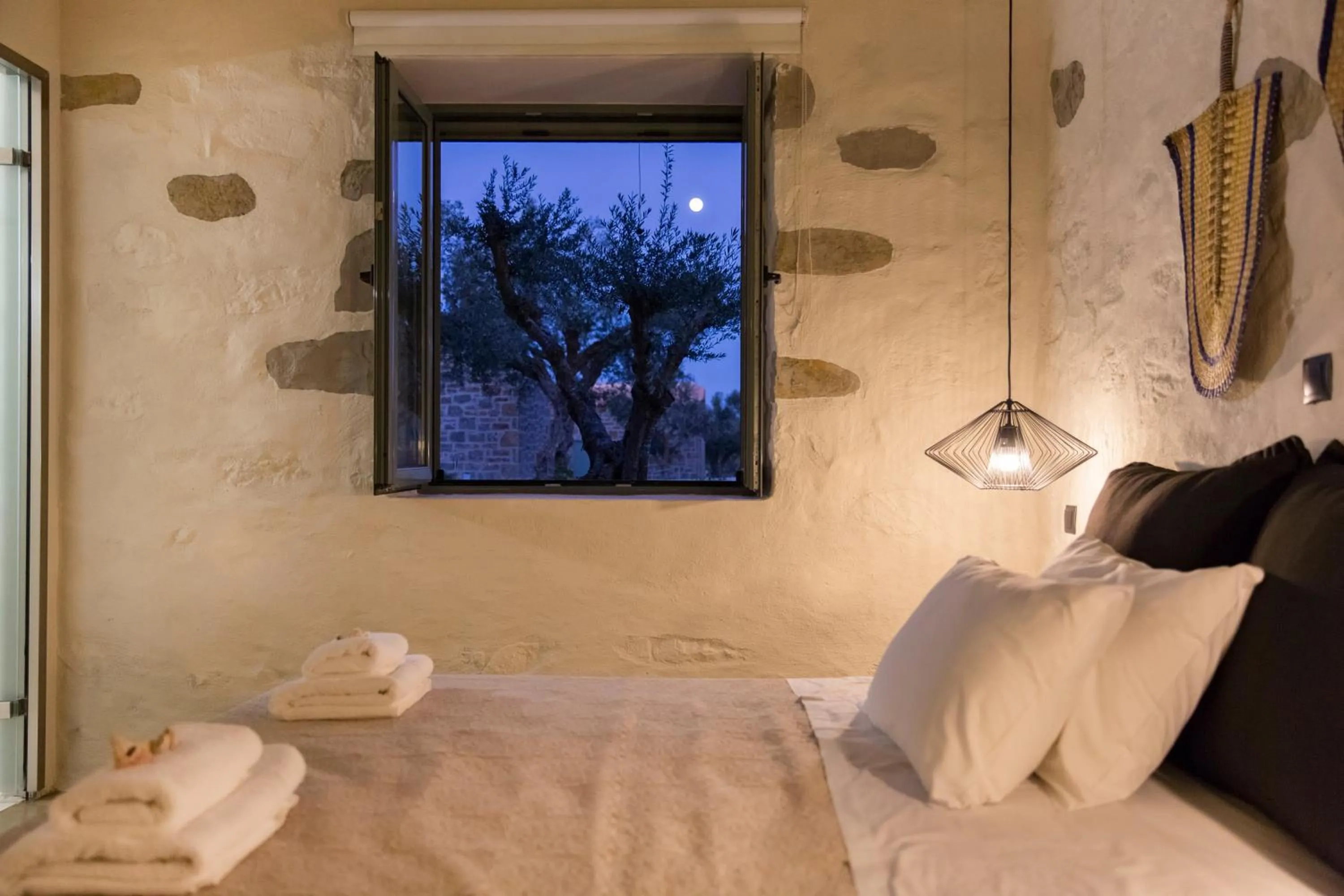 View (from property/room), Bed in Afentiko Pigadi