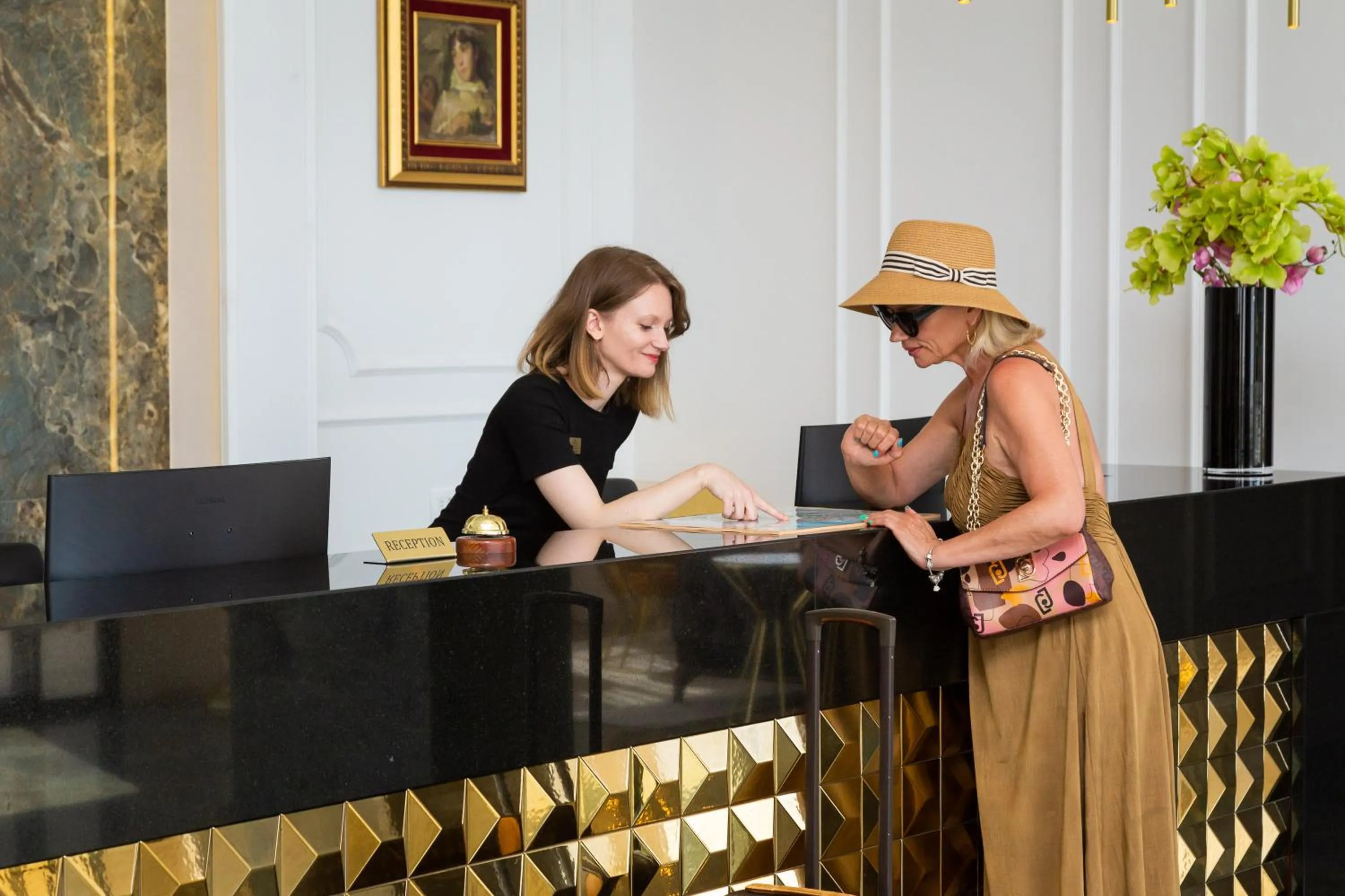 Staff in Hotel Corner