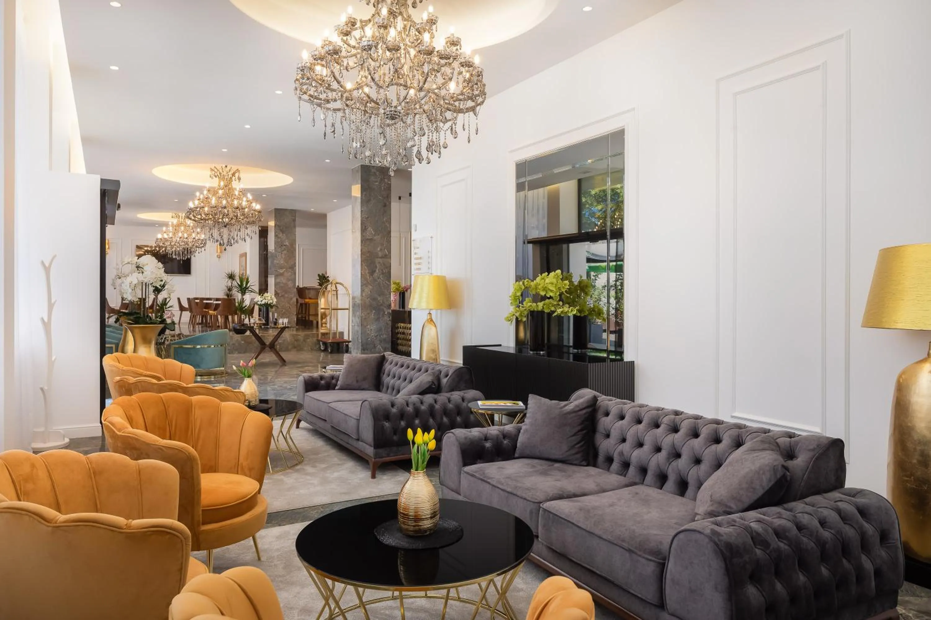 Lobby or reception in Hotel Corner