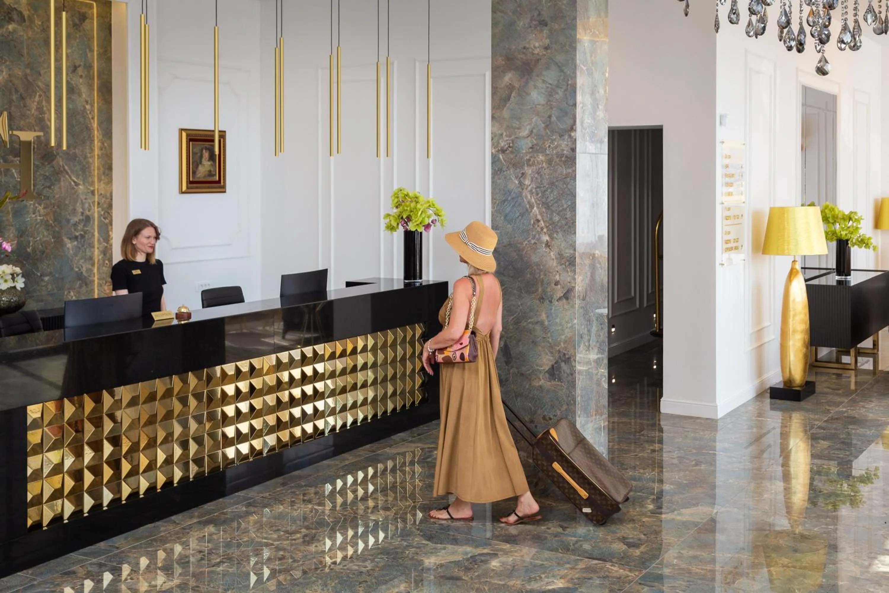 Staff in Hotel Corner