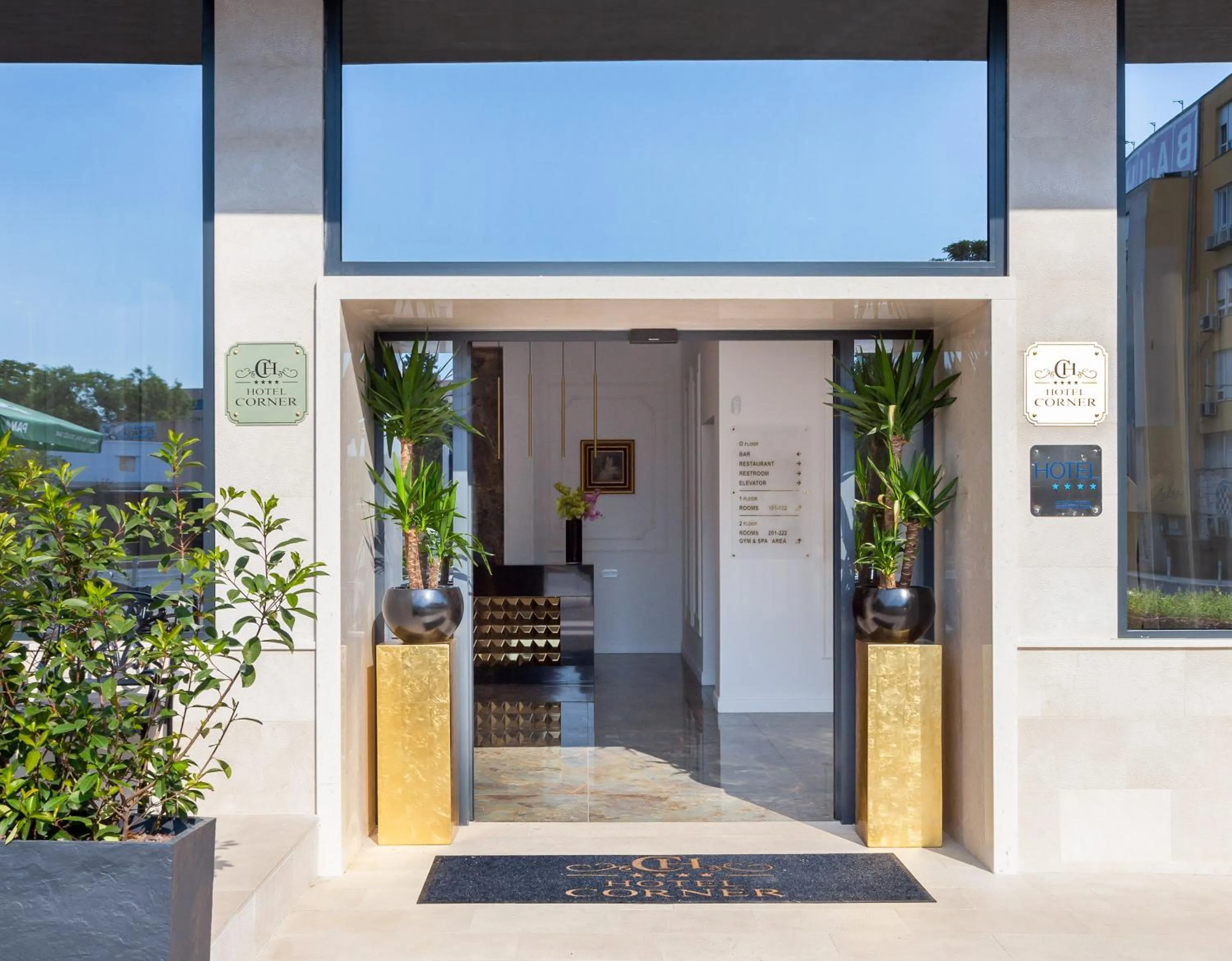 Lobby or reception in Hotel Corner