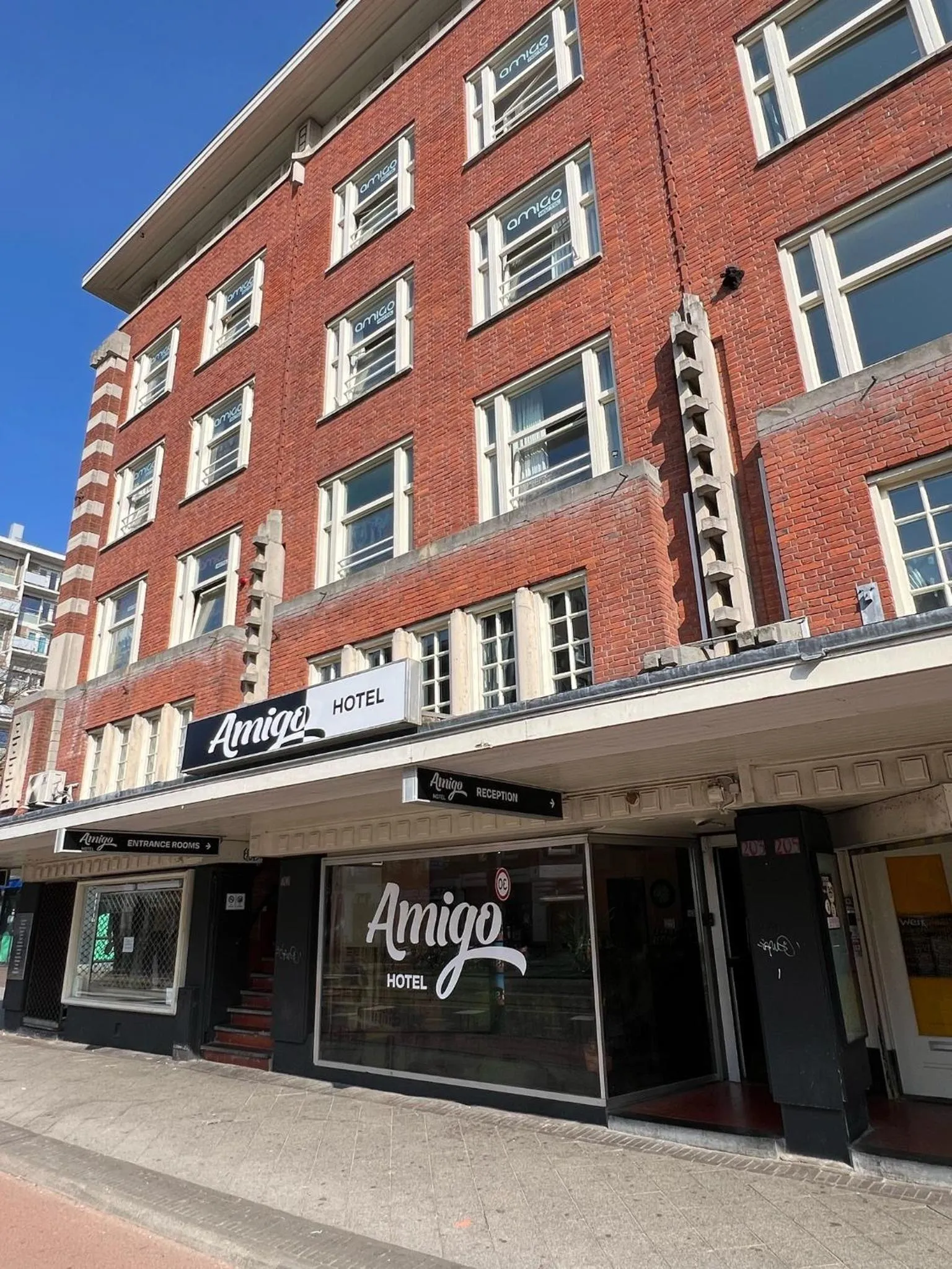 Property building in Amigo Hotel