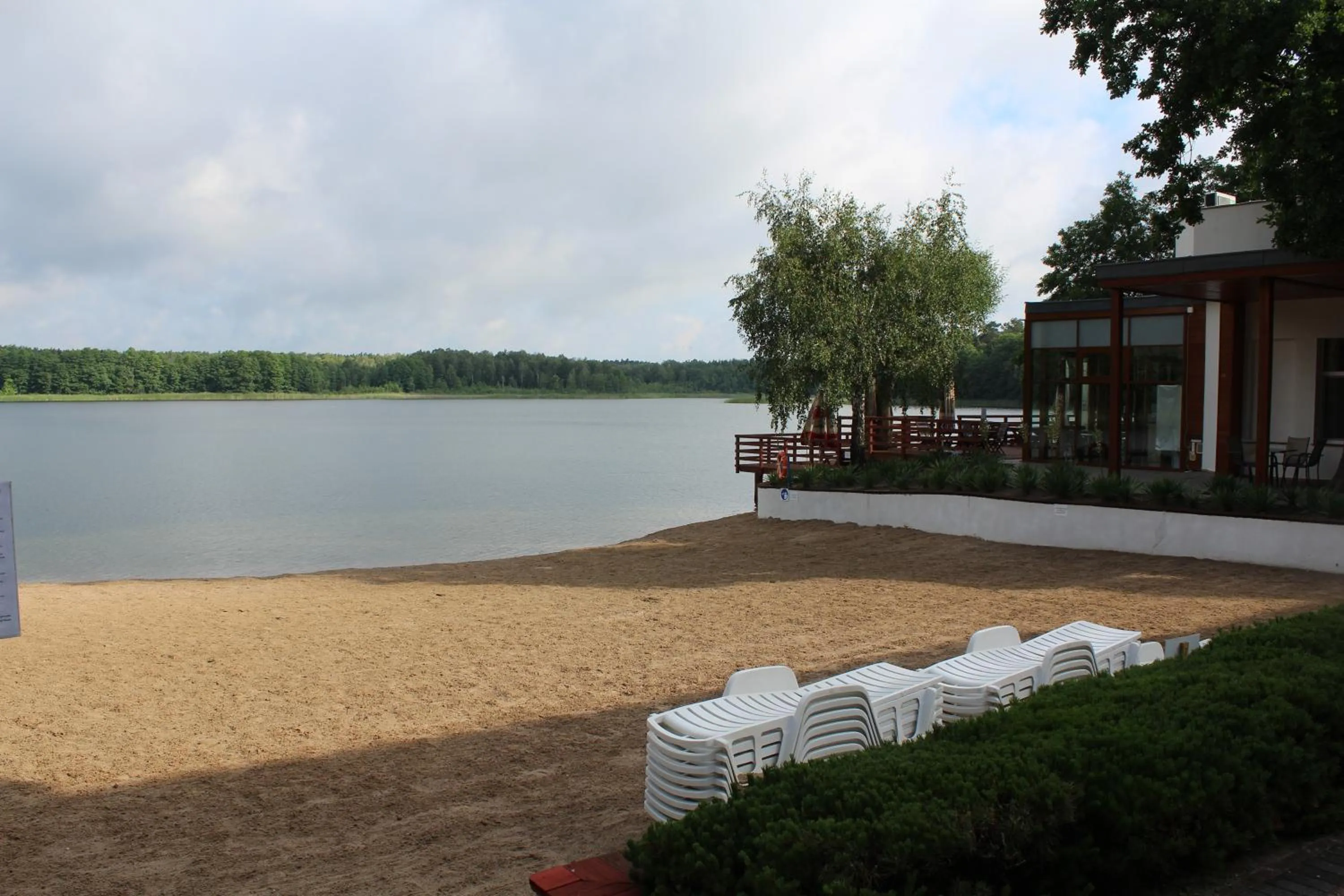 Beach in Hotel Biały
