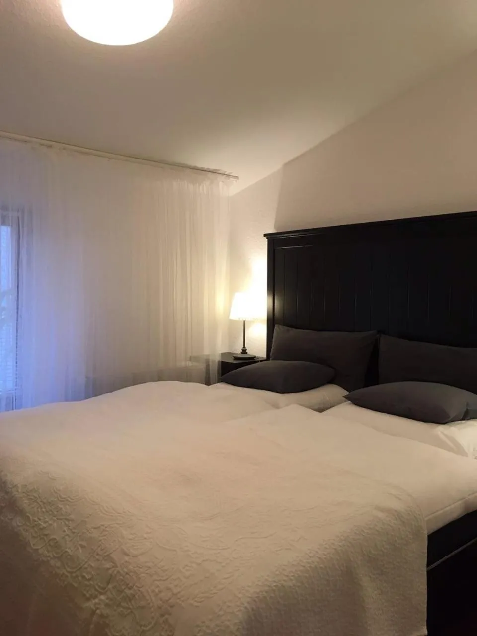 Bedroom, Bed in SchlossparkFerienwohnungen Rheinsberg mit Garten
