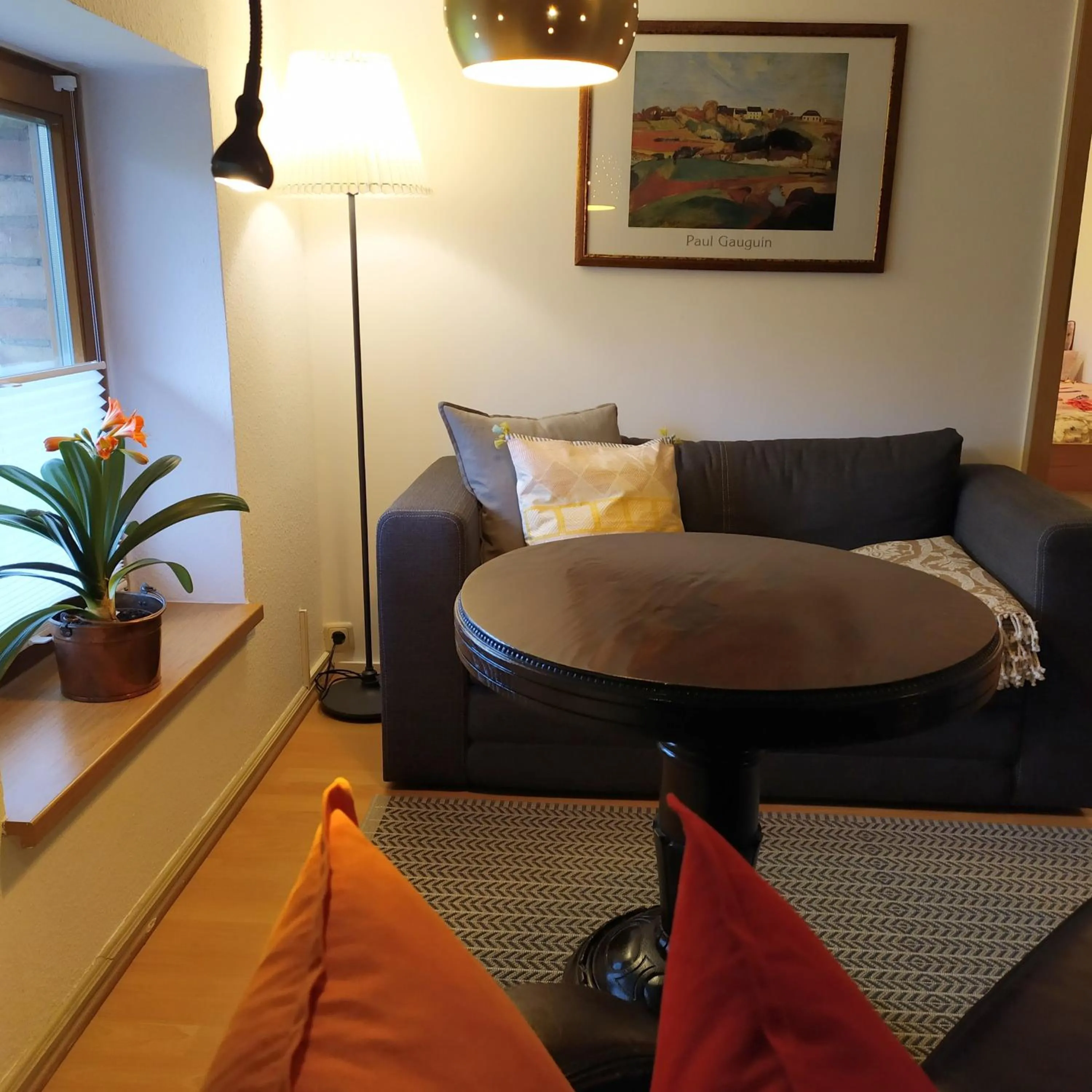 Living room in SchlossparkFerienwohnungen Rheinsberg mit Garten