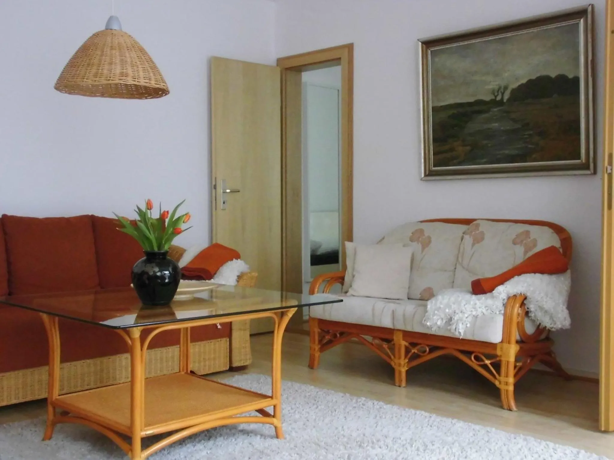 Photo of the whole room in SchlossparkFerienwohnungen Rheinsberg mit Garten