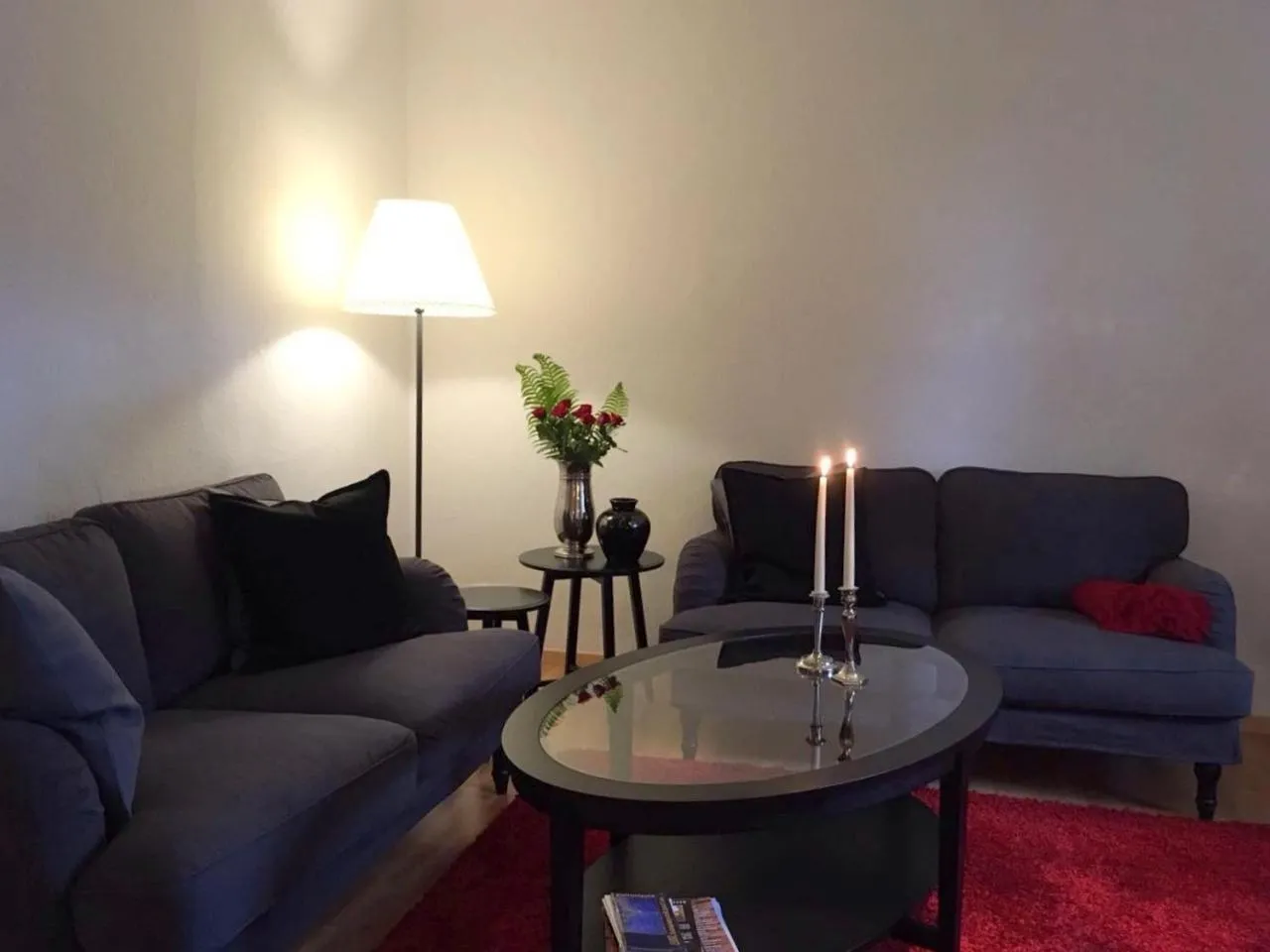 Living room in SchlossparkFerienwohnungen Rheinsberg mit Garten