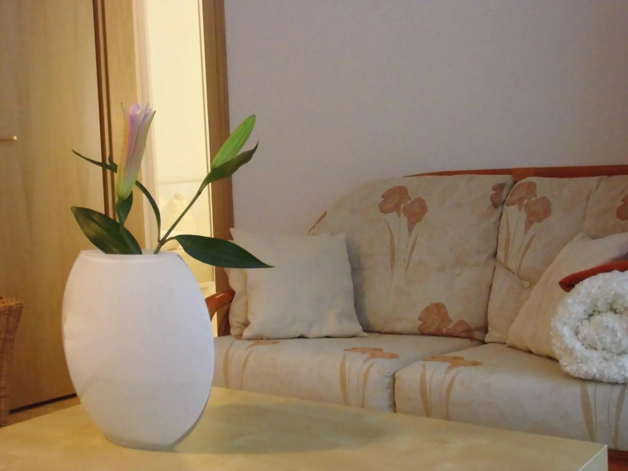 Living room in SchlossparkFerienwohnungen Rheinsberg mit Garten