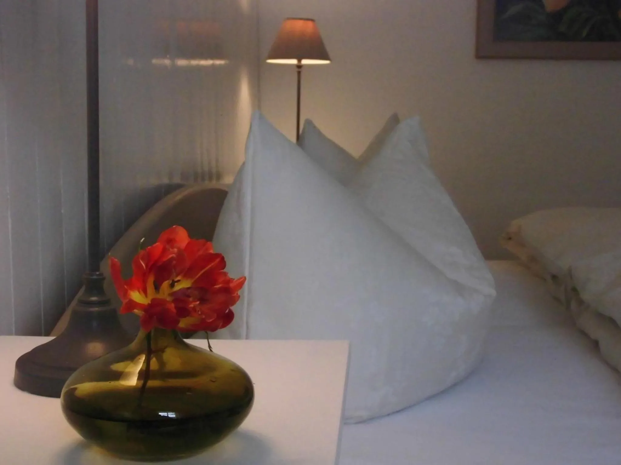 Bedroom, Bed in SchlossparkFerienwohnungen Rheinsberg mit Garten
