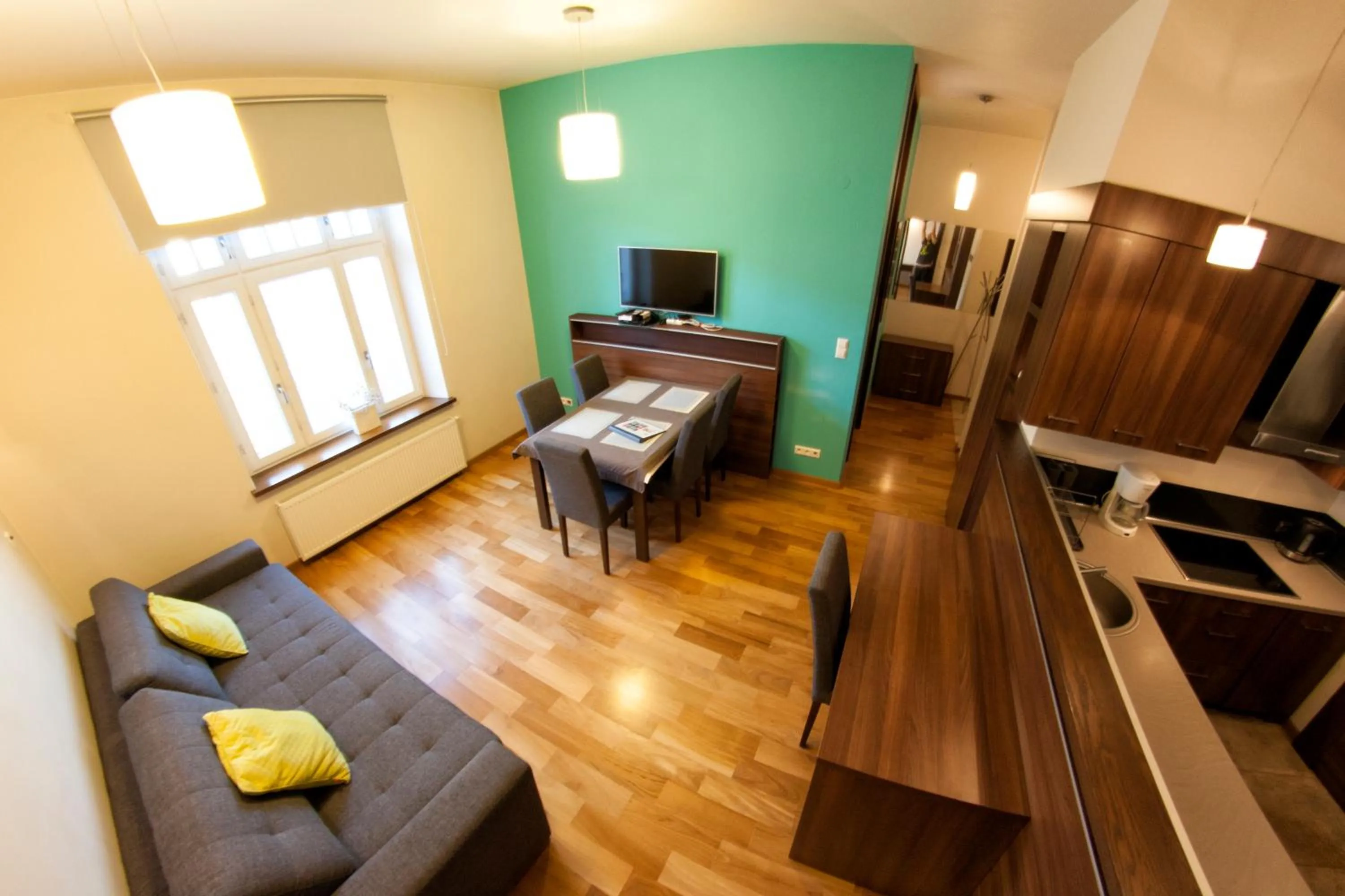 Dining area in Yourplace Central Apartments