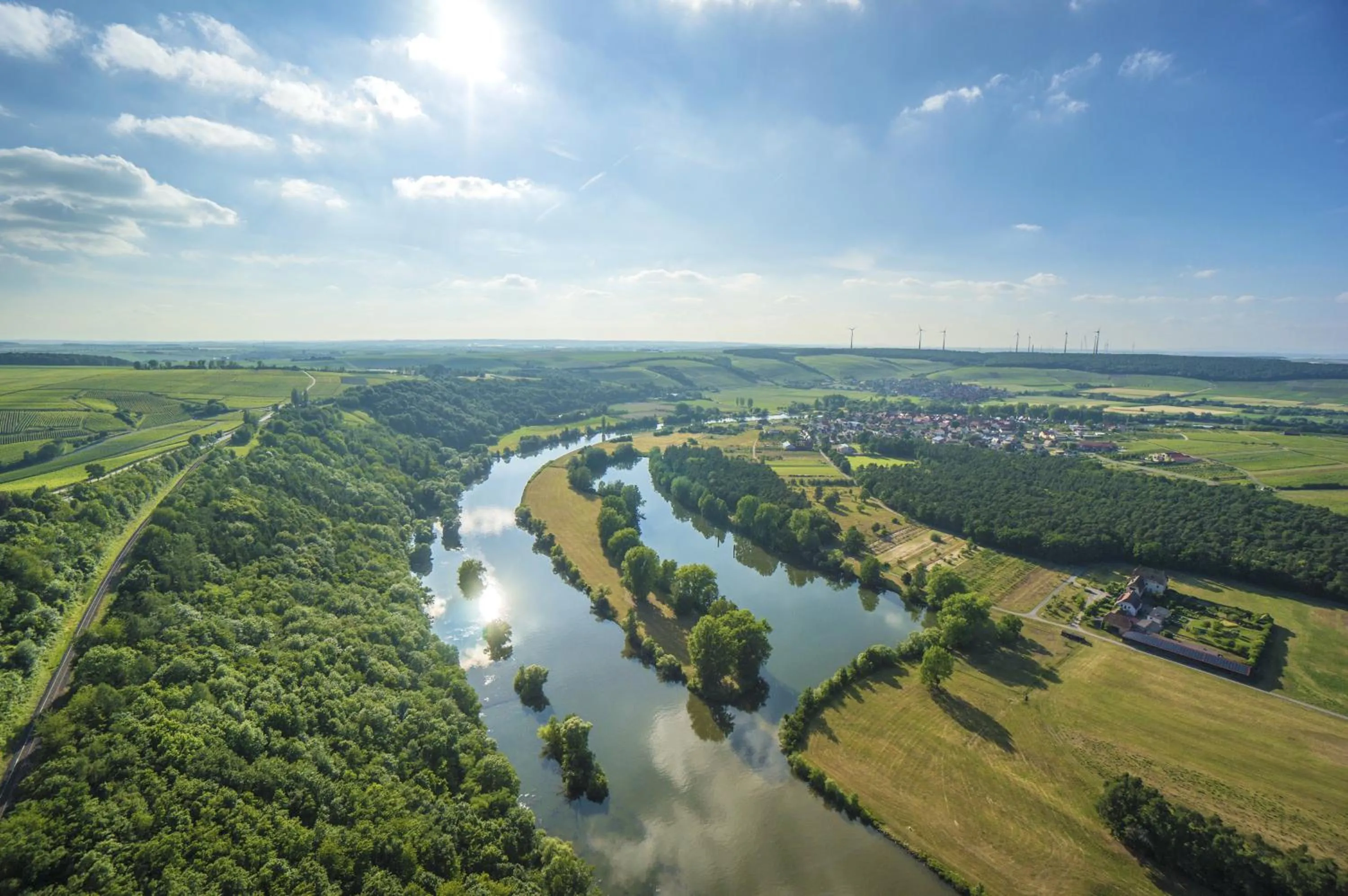 River view in Vogelsburg