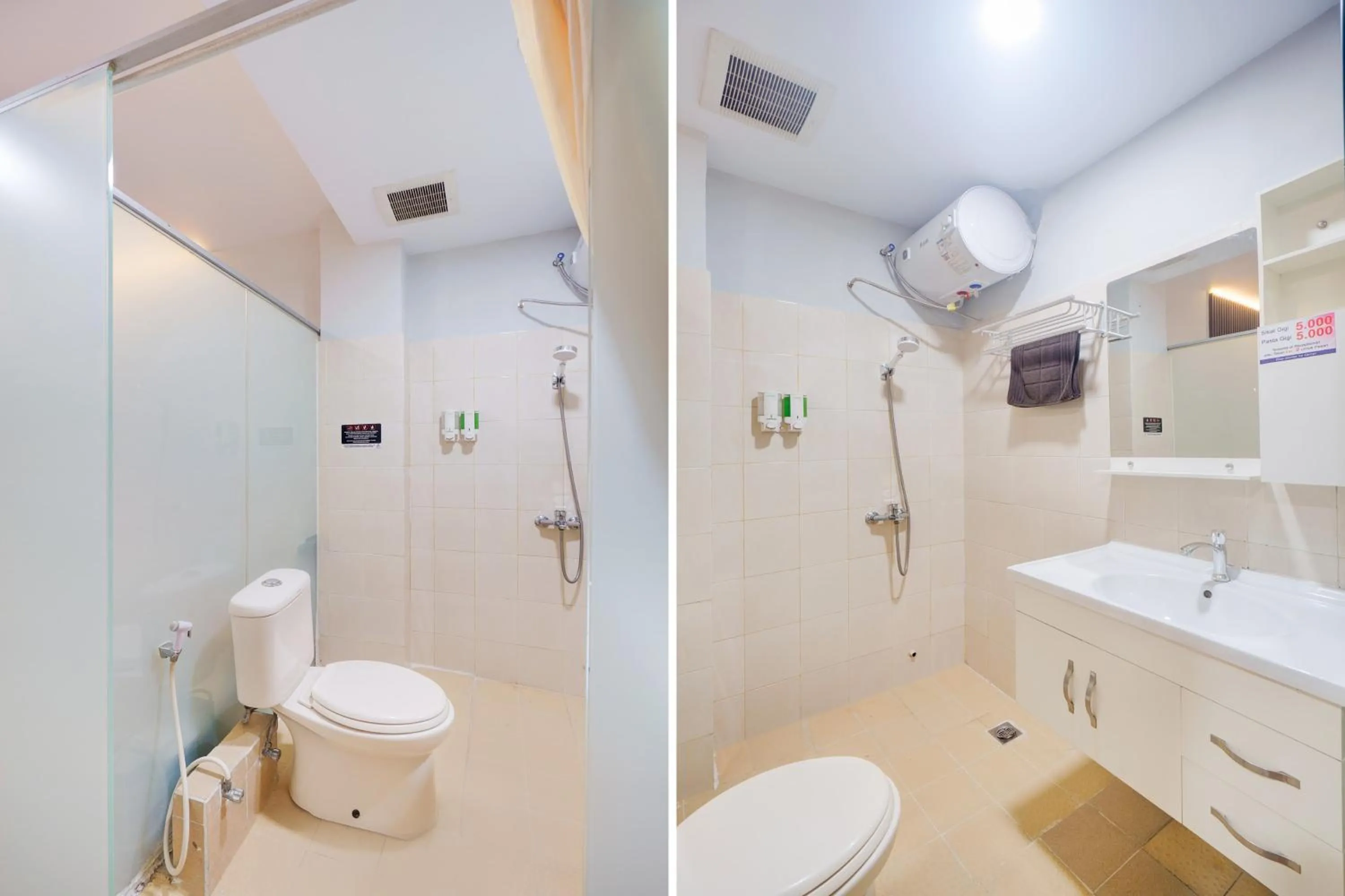 Bathroom in Hotel O Tanjung Duren Near Mall Citraland Formerly Suba Hotel