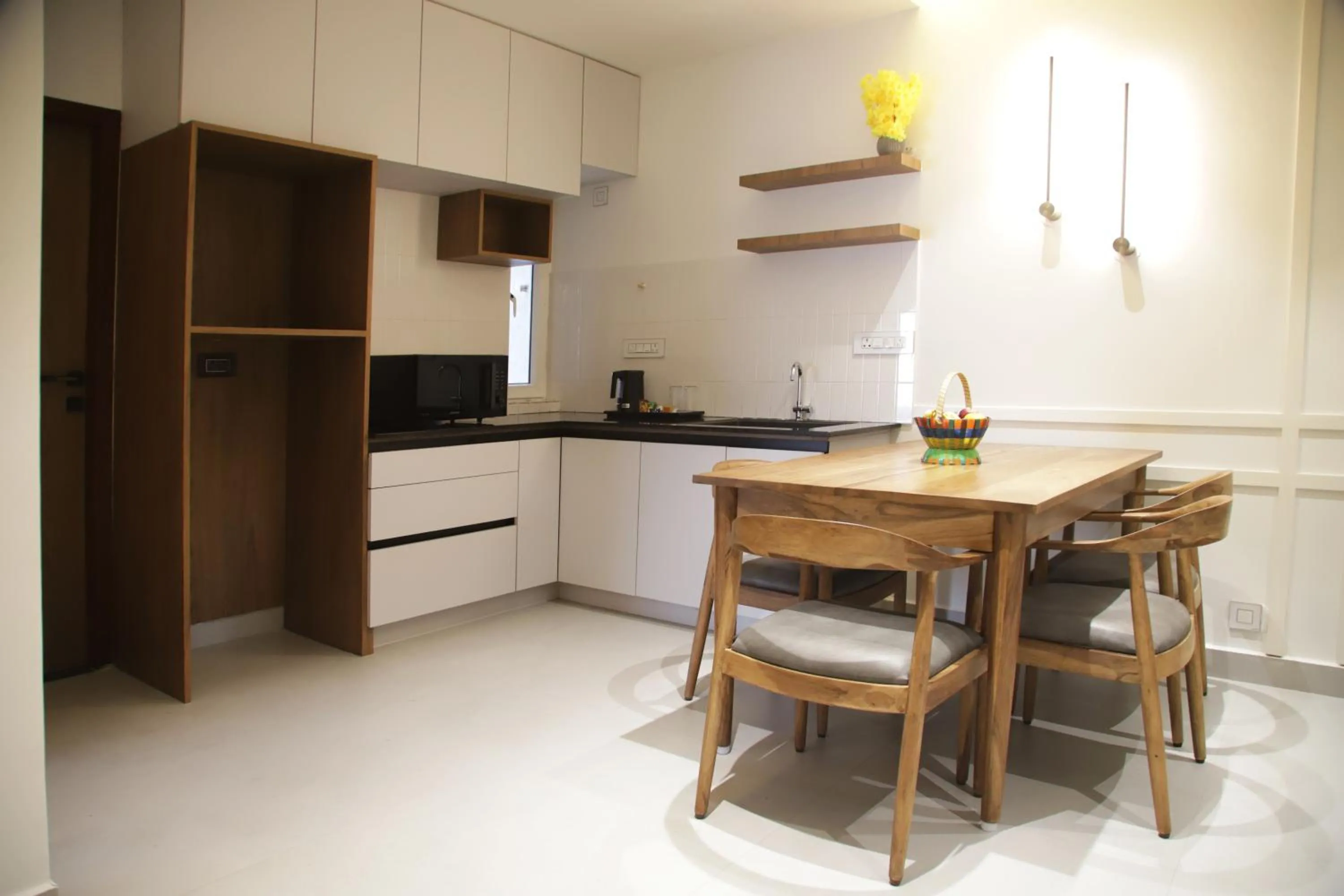 Kitchen or kitchenette in Hunkal Stays
