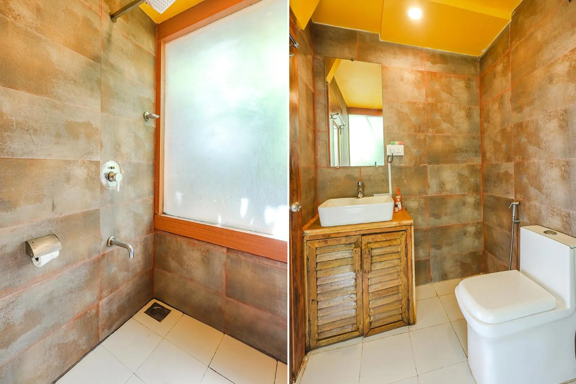 Bathroom in FabHotel Hillora Coastal Resort