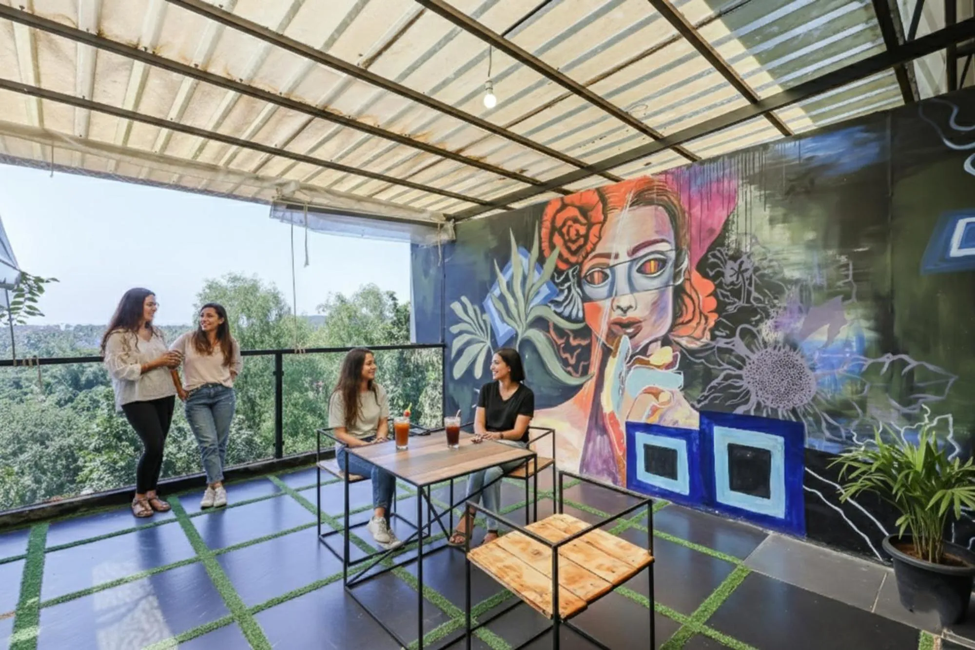 Balcony/Terrace in FabHotel Hillora Coastal Resort