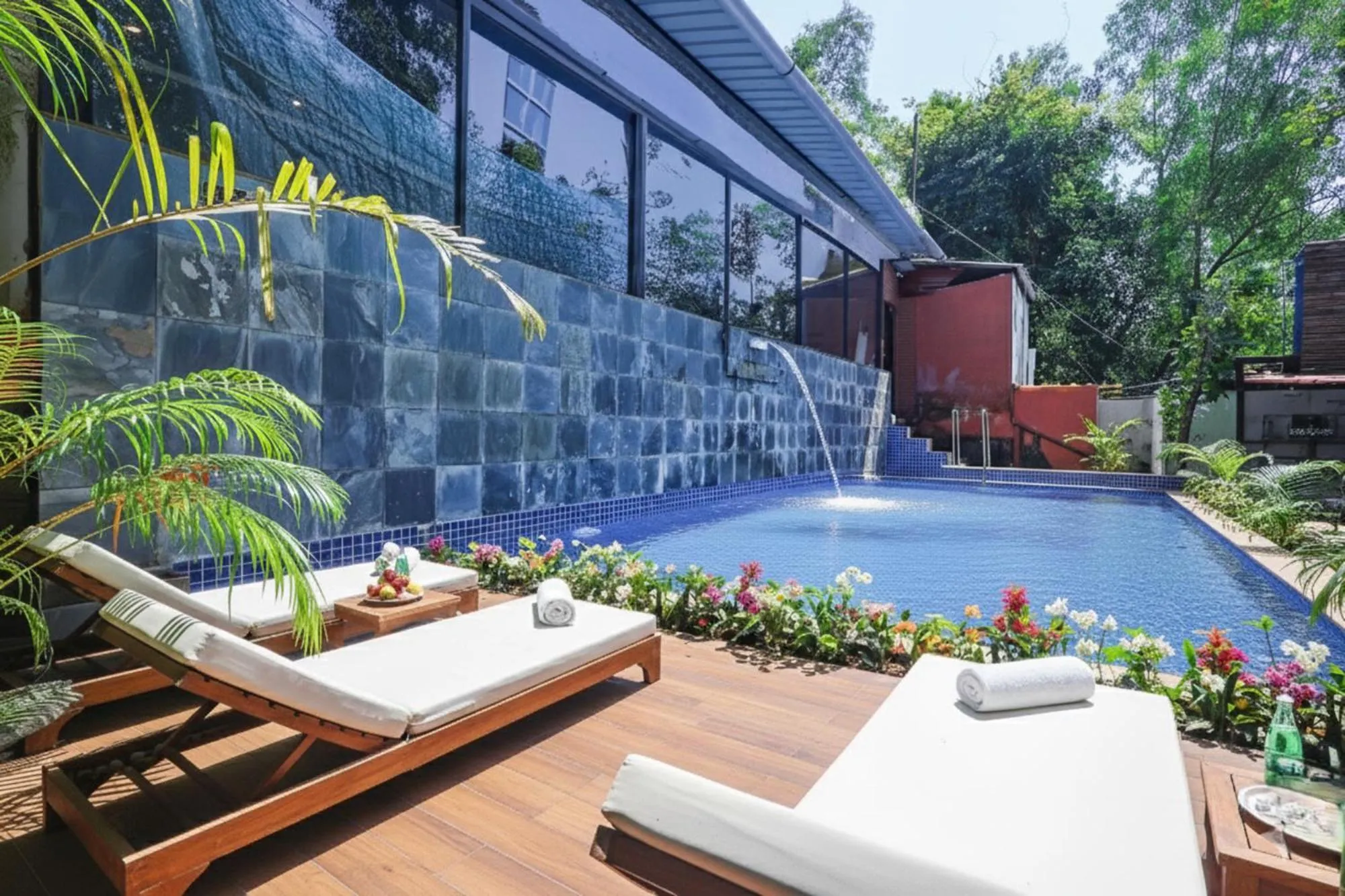 Swimming pool in FabHotel Hillora Coastal Resort