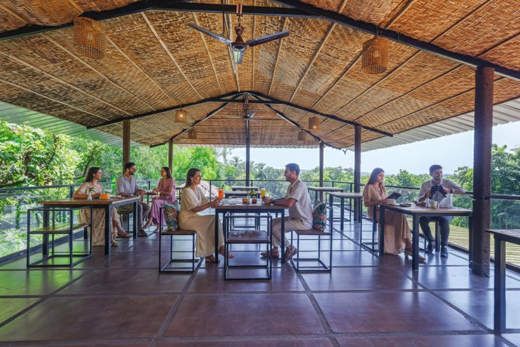 Restaurant/places to eat in FabHotel Hillora Coastal Resort