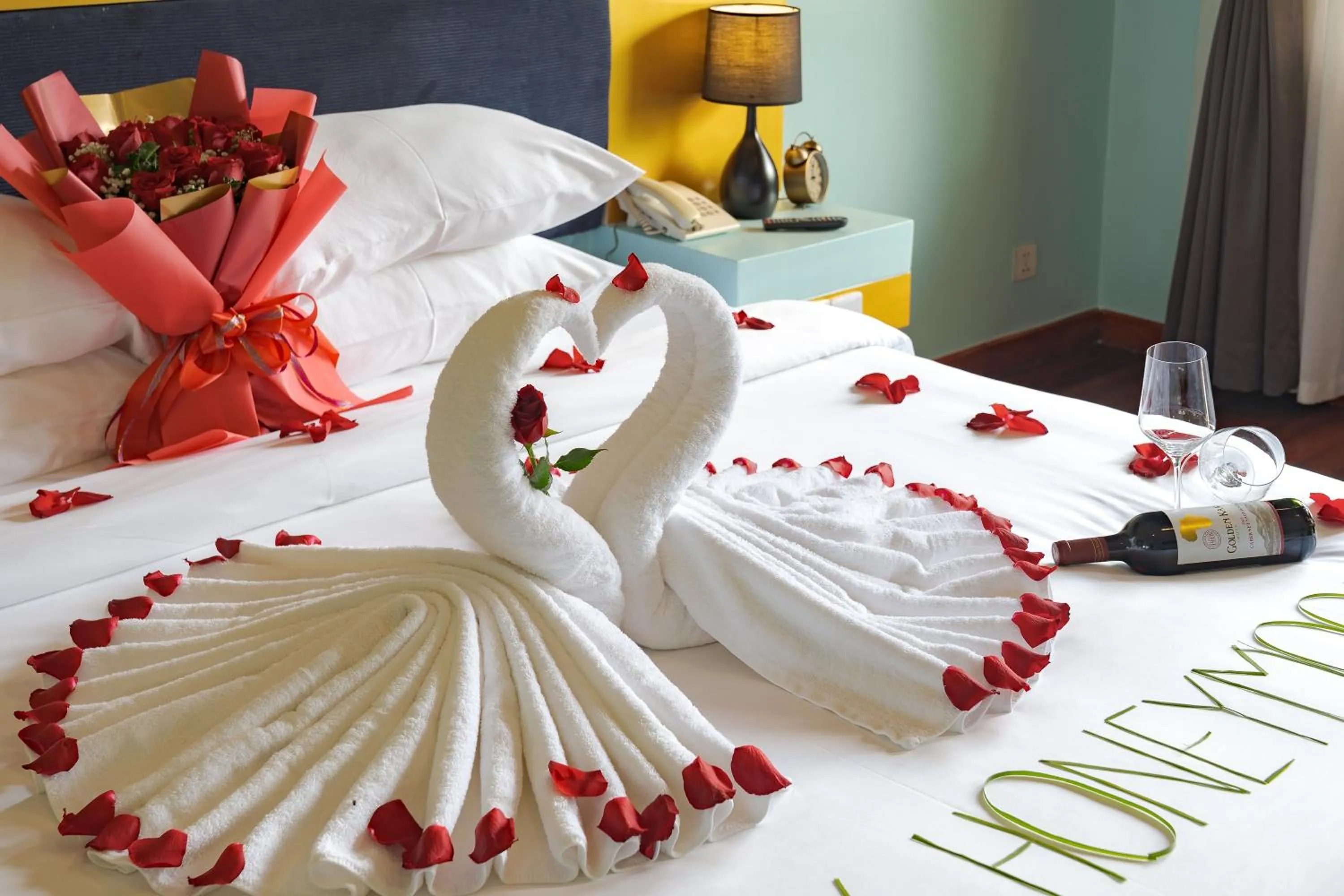 Bed in Sala Siem Reap Resort