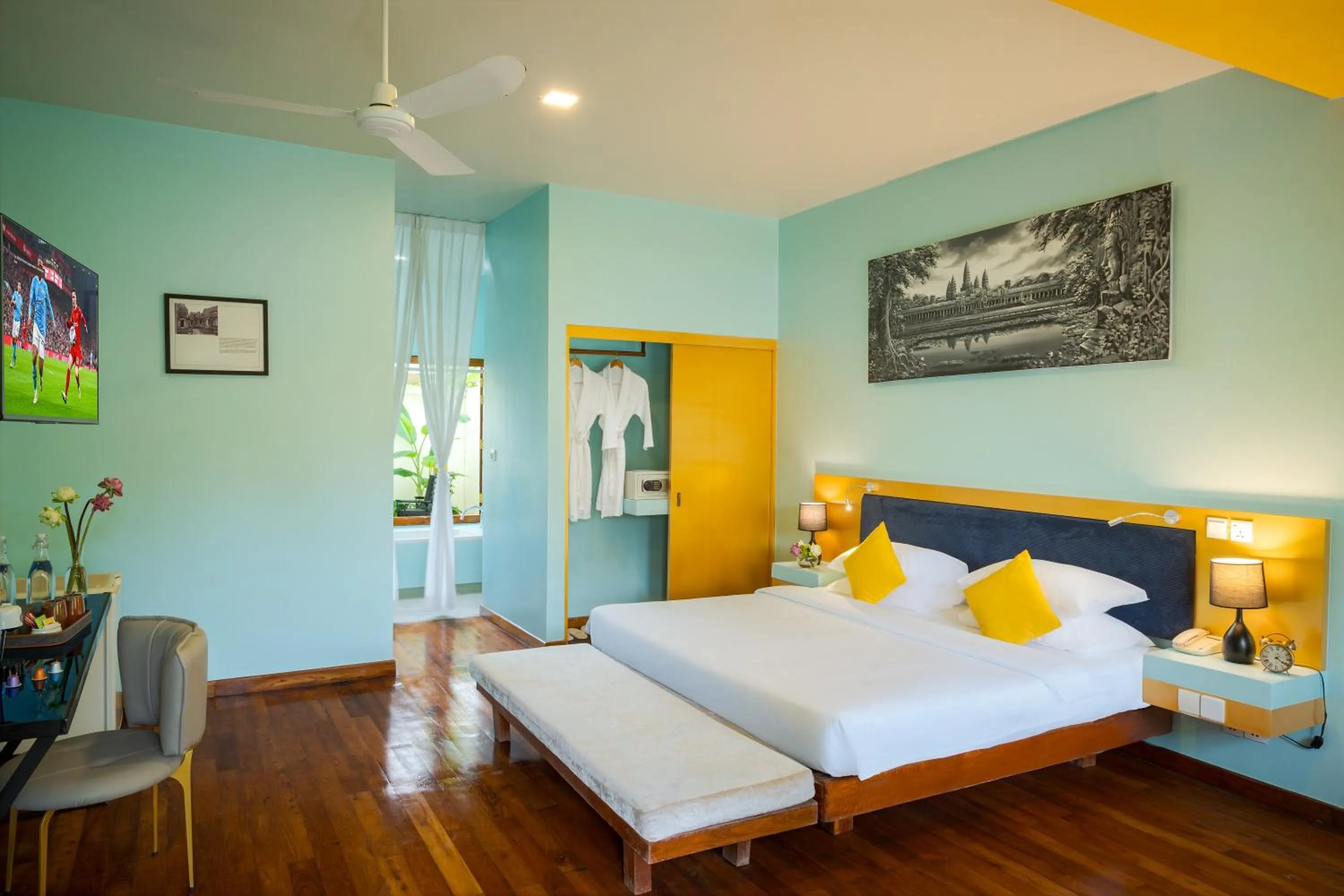 Bed in Sala Siem Reap Resort