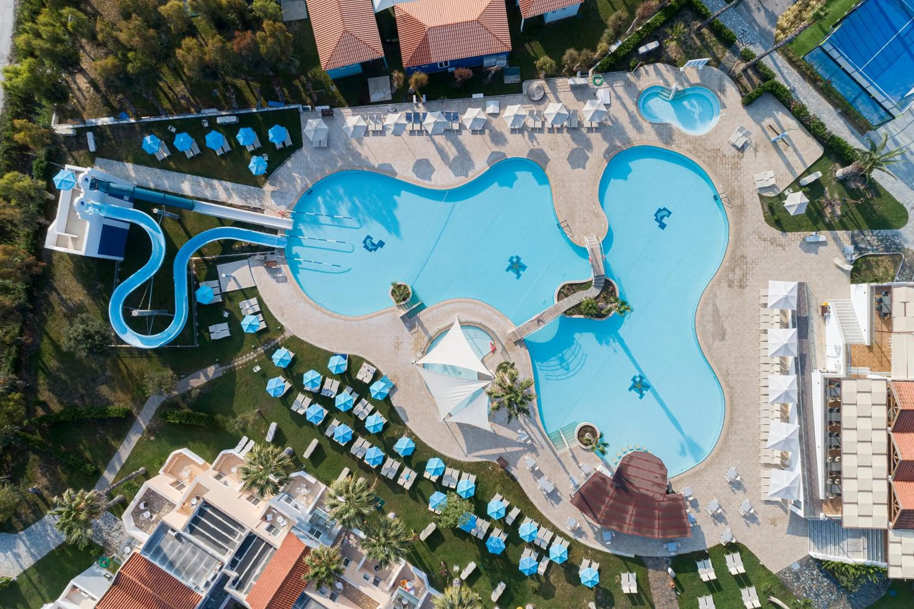 Swimming pool in Atlantica Marmari Beach