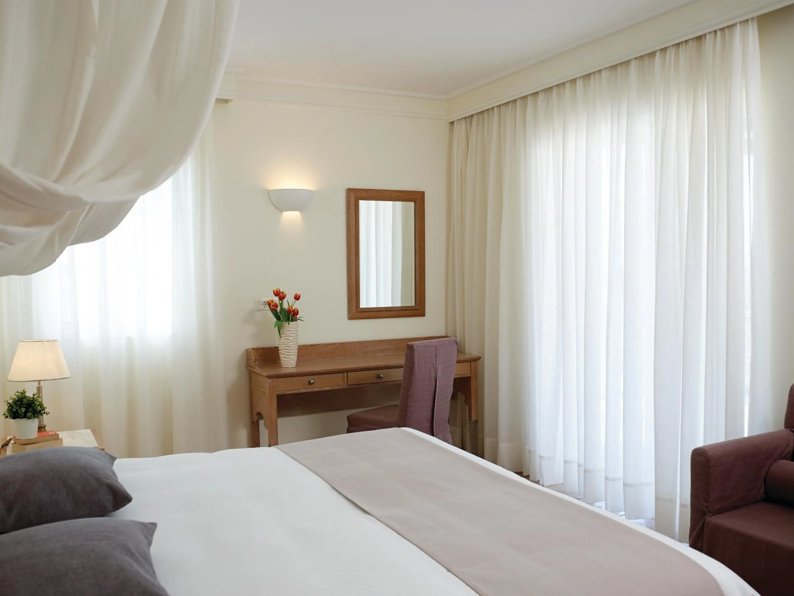 Bed in Atlantica Marmari Beach