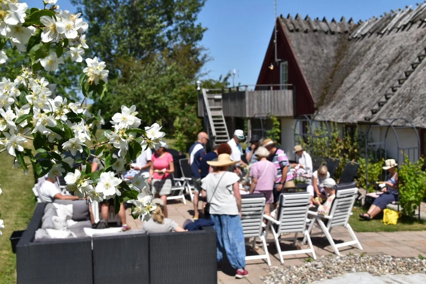 Patio in Sydkustens at Pillehill