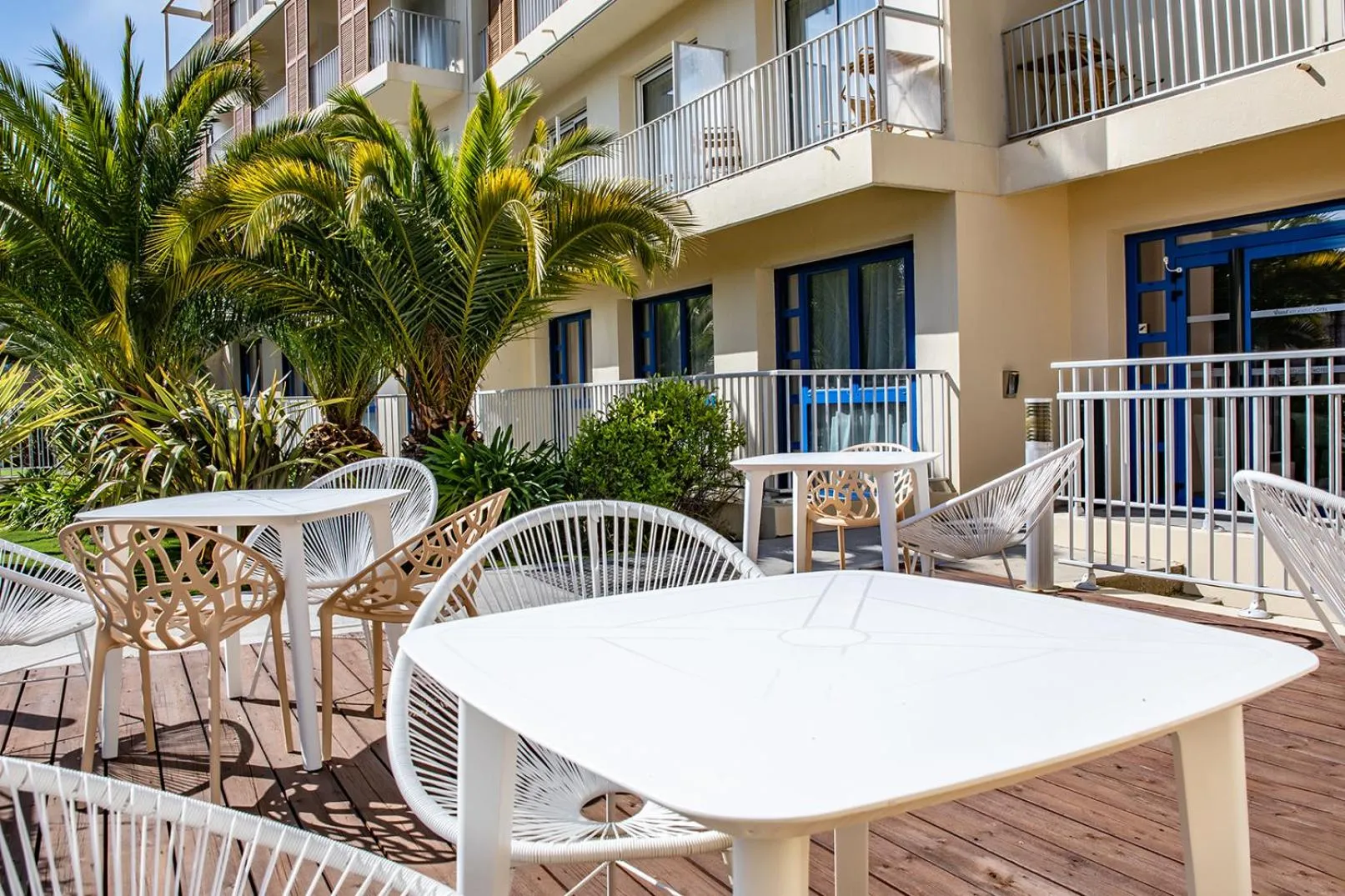 Balcony/Terrace in Best Western Arcachon Le Port
