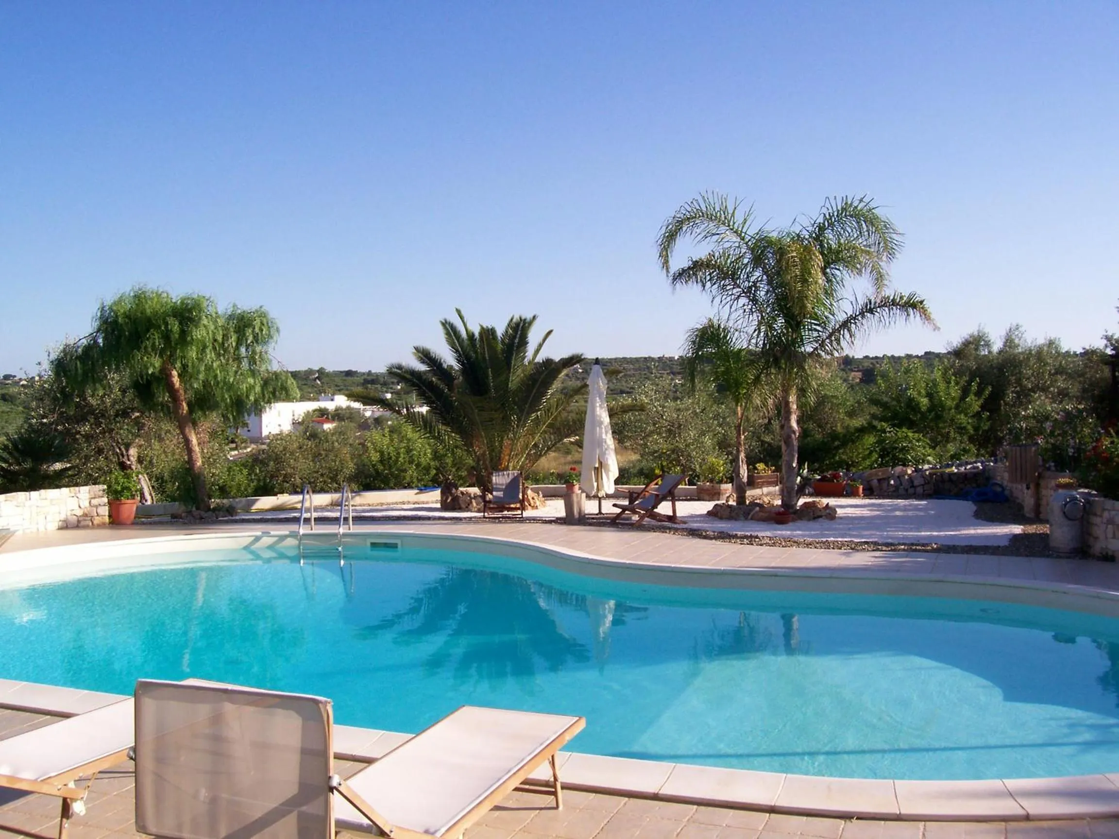 Pool view in Villa Giulia B&B