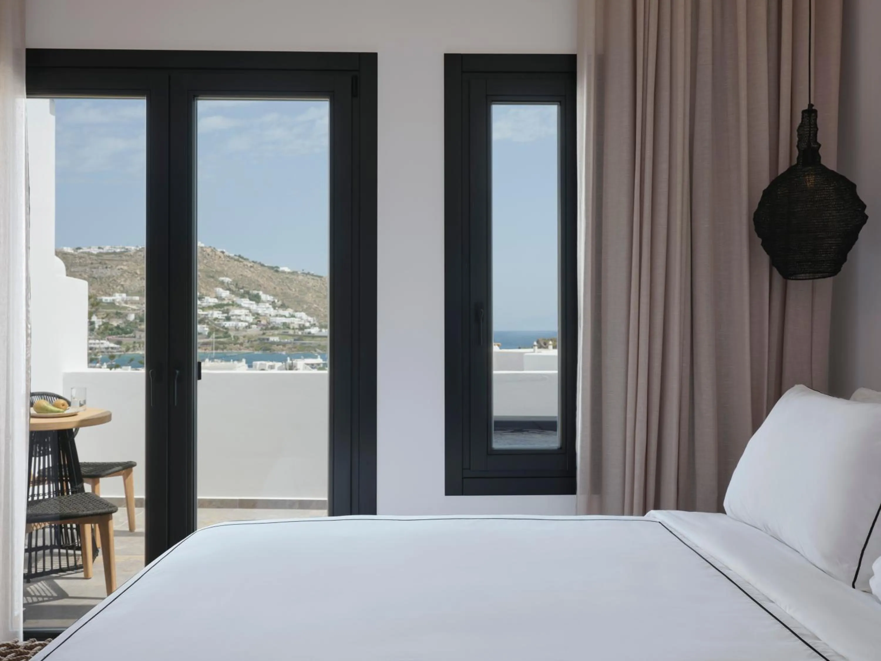 Signature Suite with Heated Jetted Tub & Sea View in Kalea Mykonos