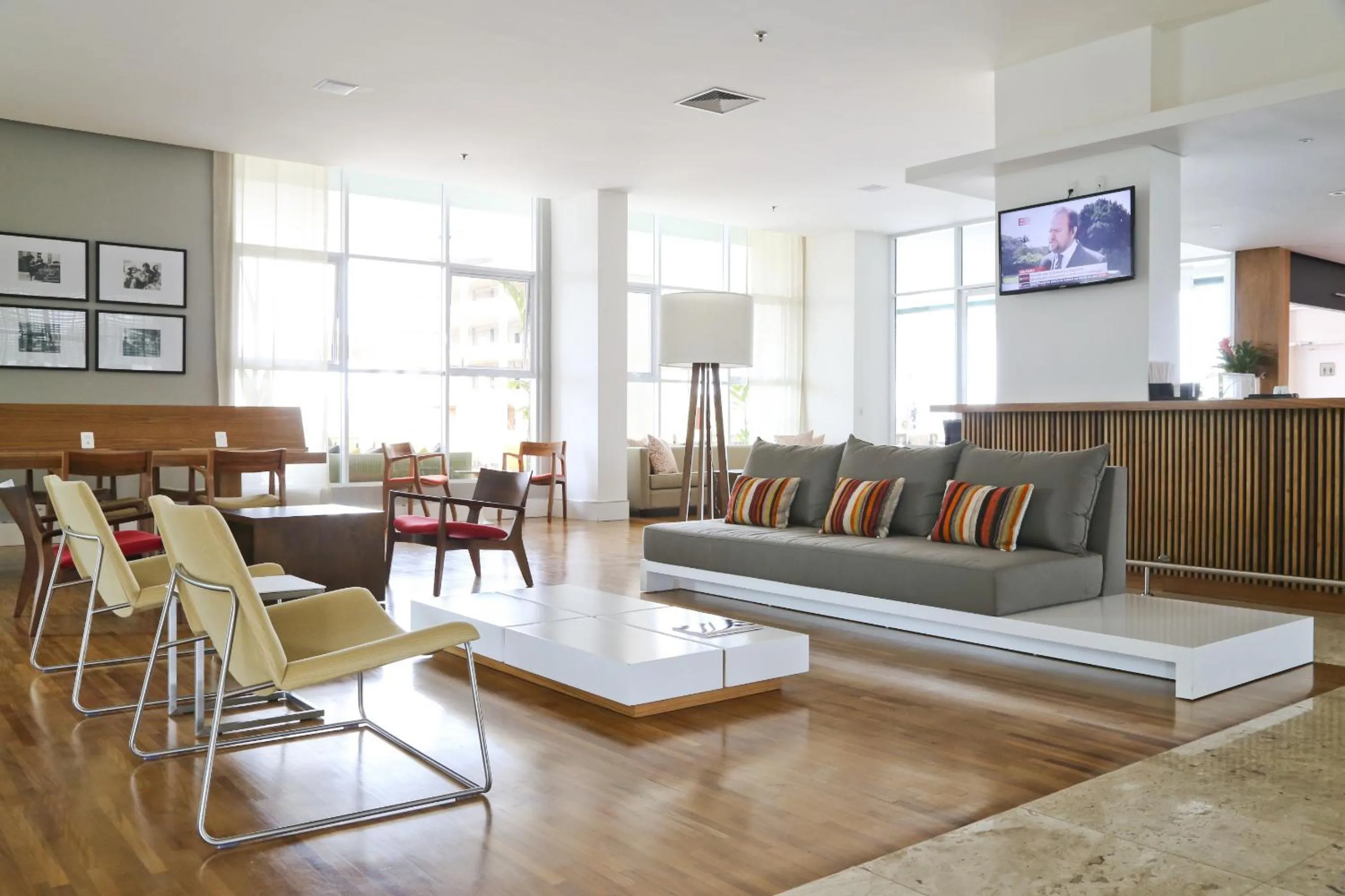 Lobby or reception in Vitória Hotel Convention Paulínia
