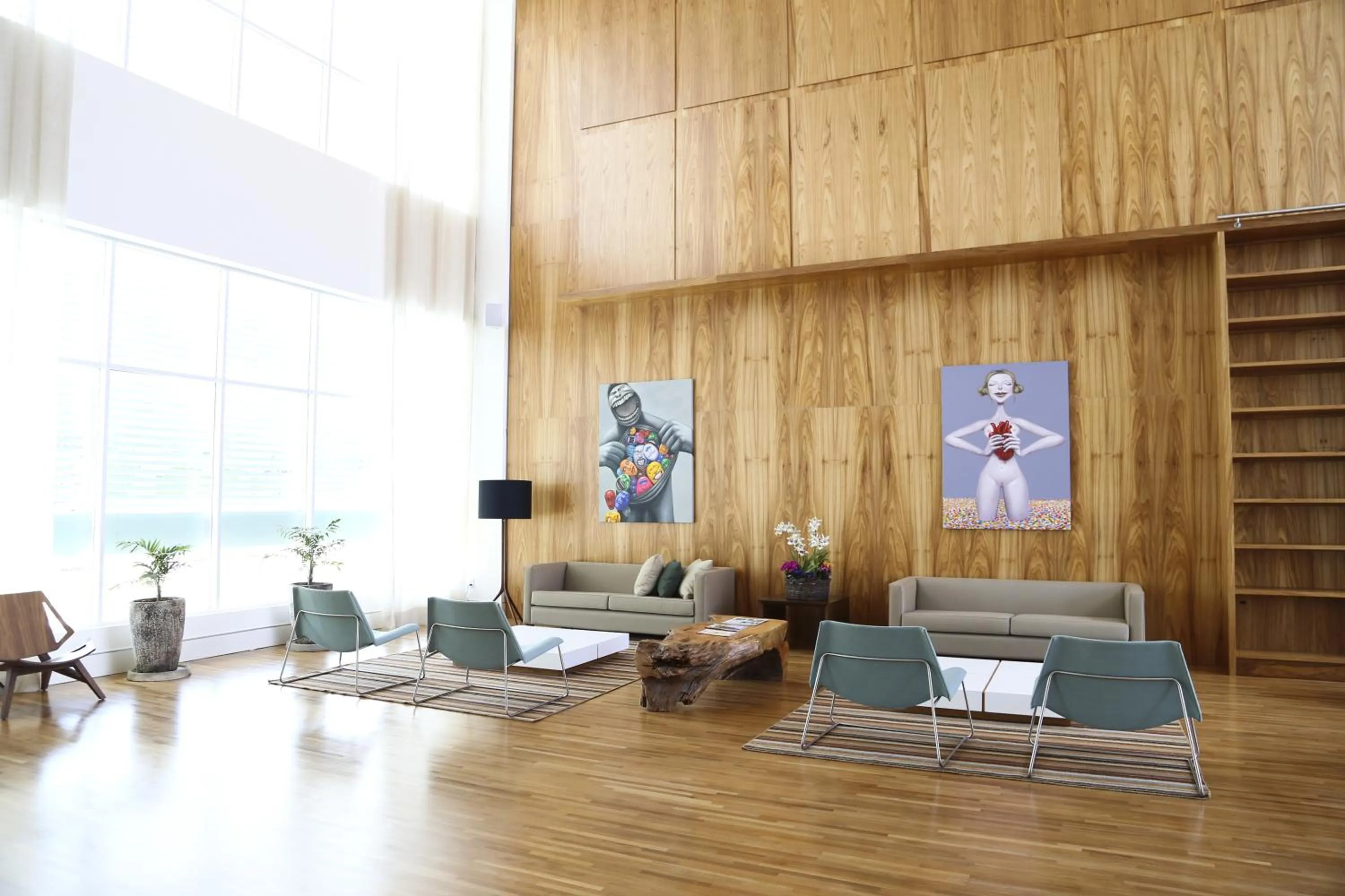 Lobby or reception in Vitória Hotel Convention Paulínia