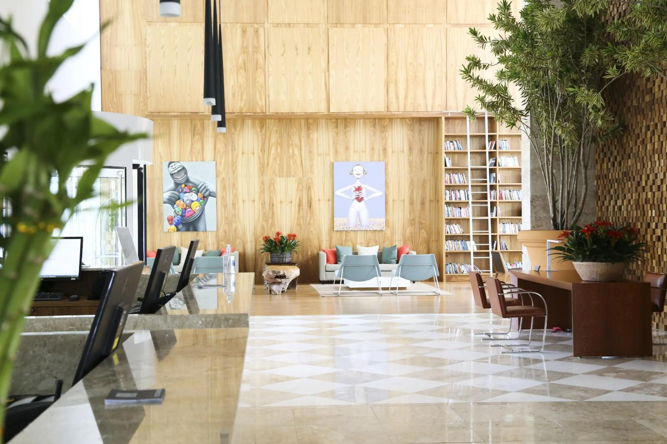 Lobby or reception in Vitória Hotel Convention Paulínia