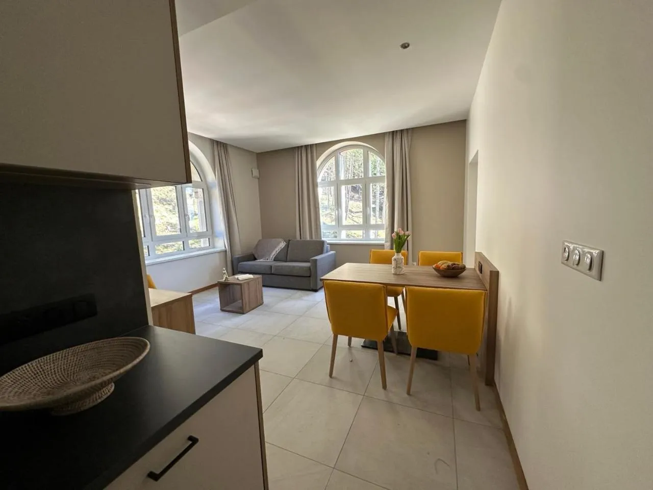 Kitchen or kitchenette in Domaine de Haslach, The Originals Collection, Résidence de Tourisme