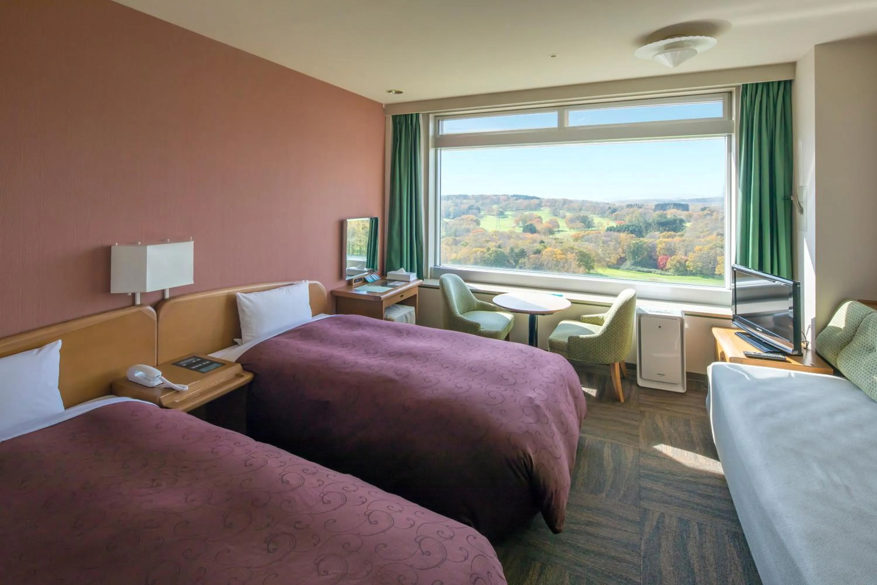 Photo of the whole room, Bed in Kitahiroshima Classe Hotel