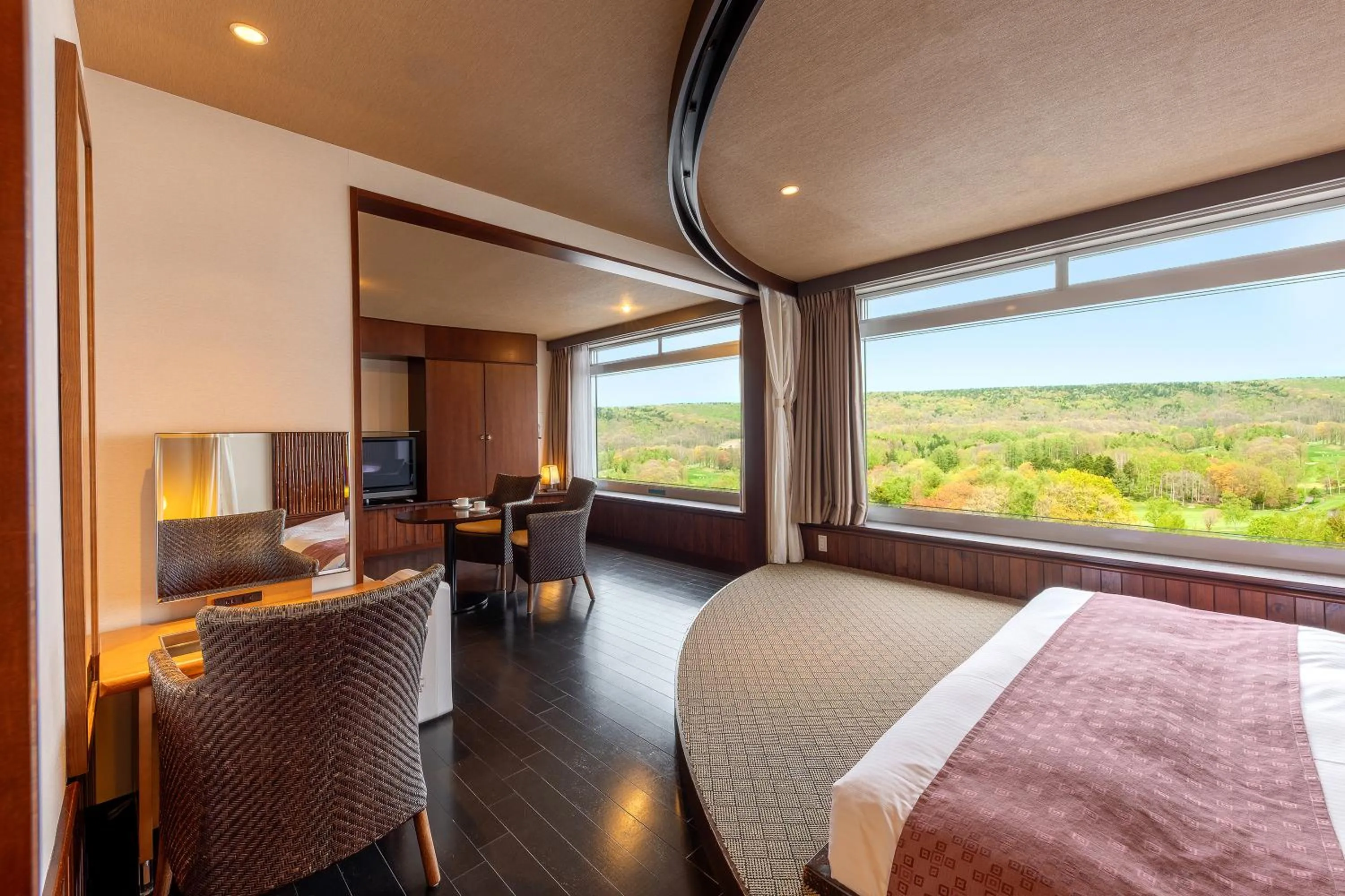 Photo of the whole room, Bed in Kitahiroshima Classe Hotel