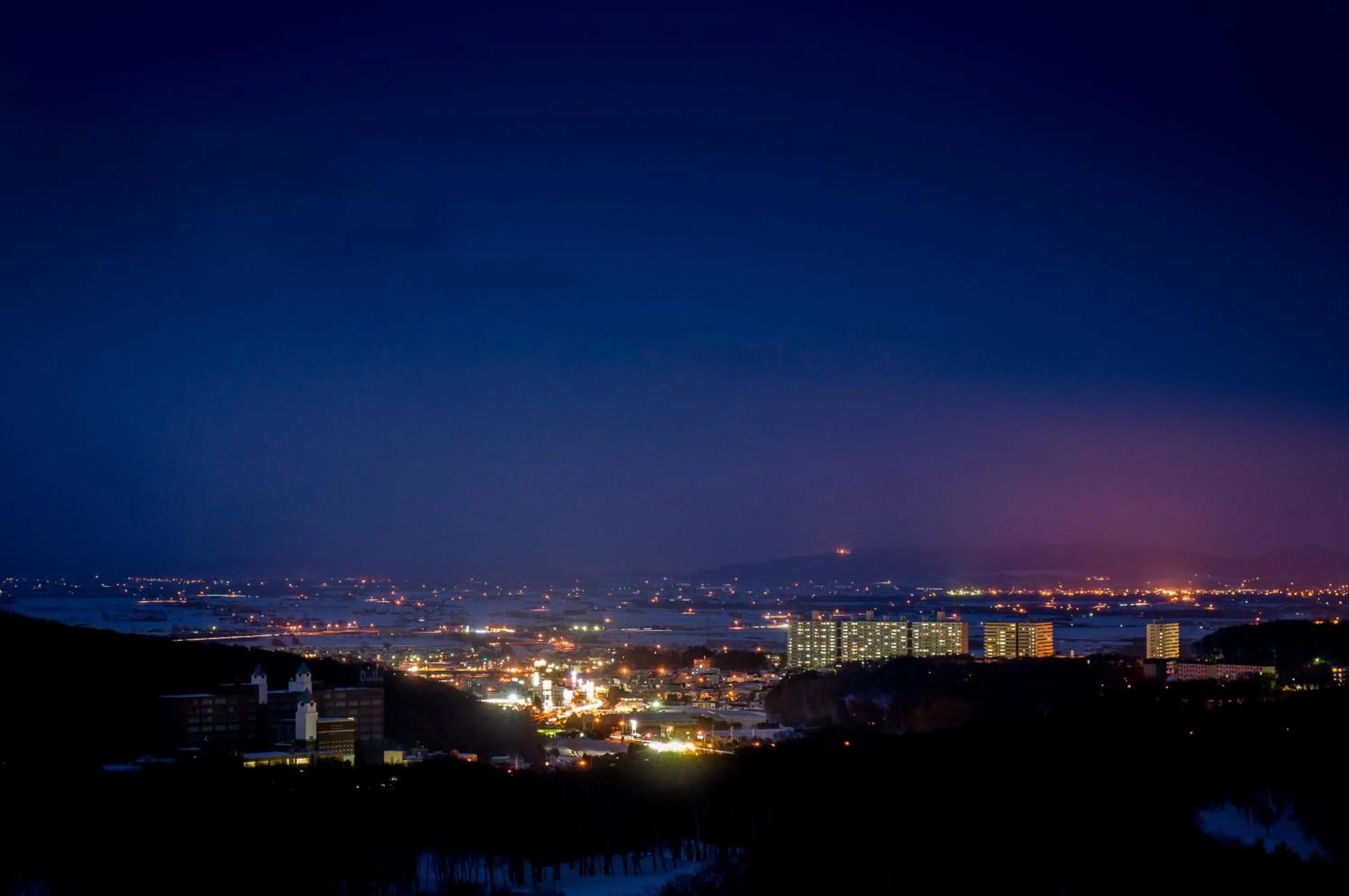 City view in Kitahiroshima Classe Hotel