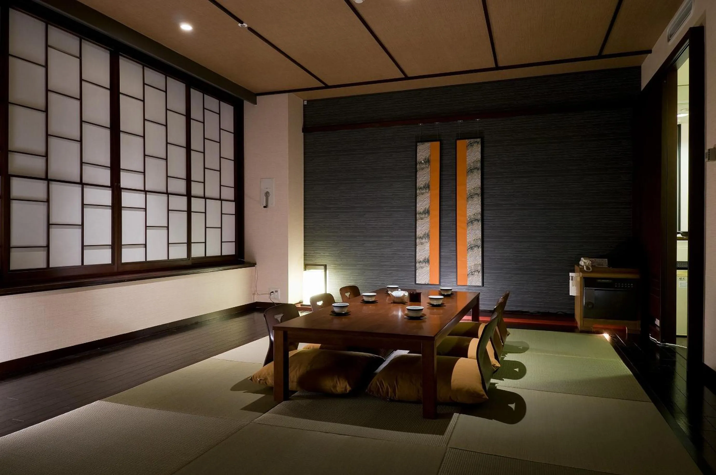 Seating area in Kitahiroshima Classe Hotel
