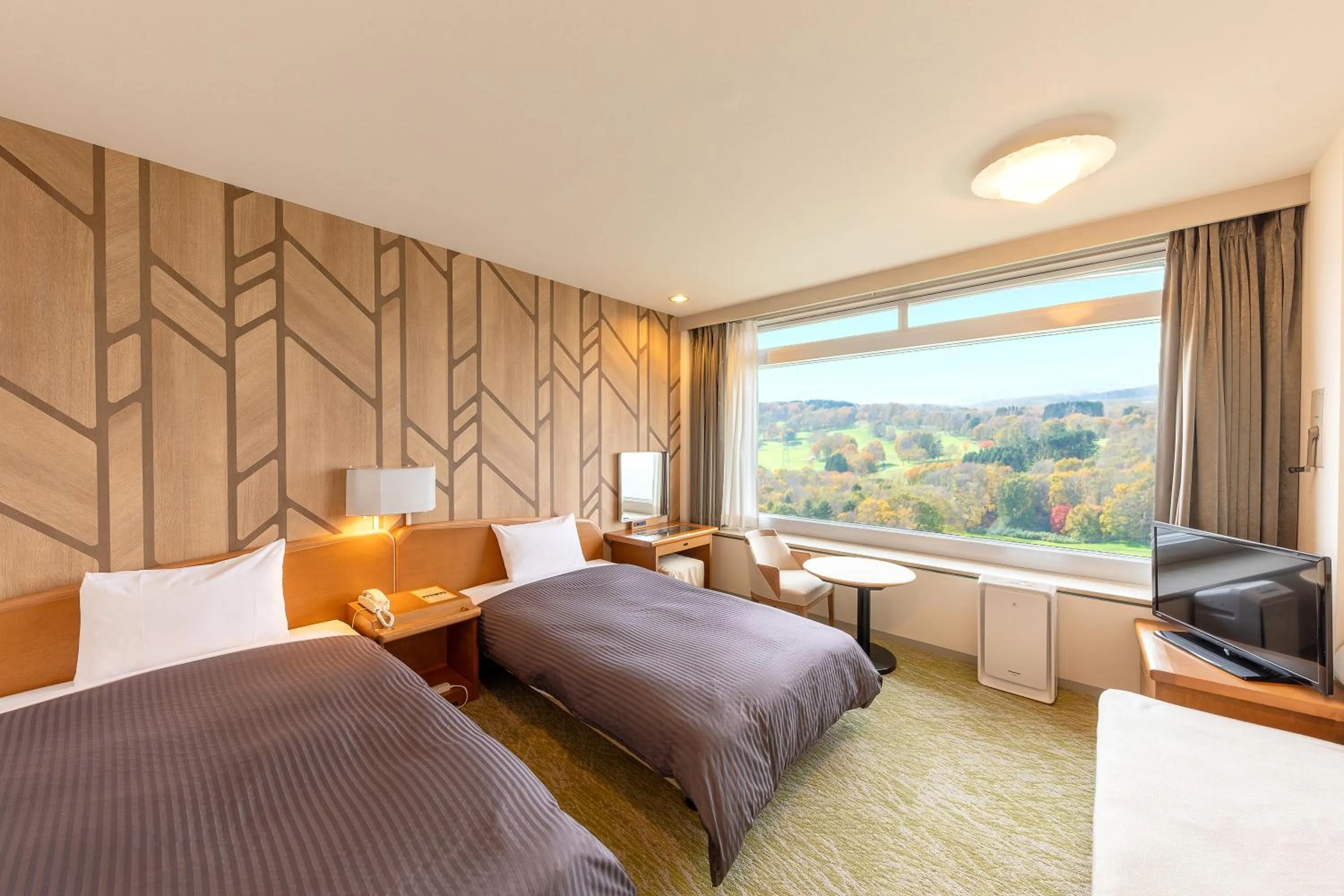 Photo of the whole room, Bed in Kitahiroshima Classe Hotel