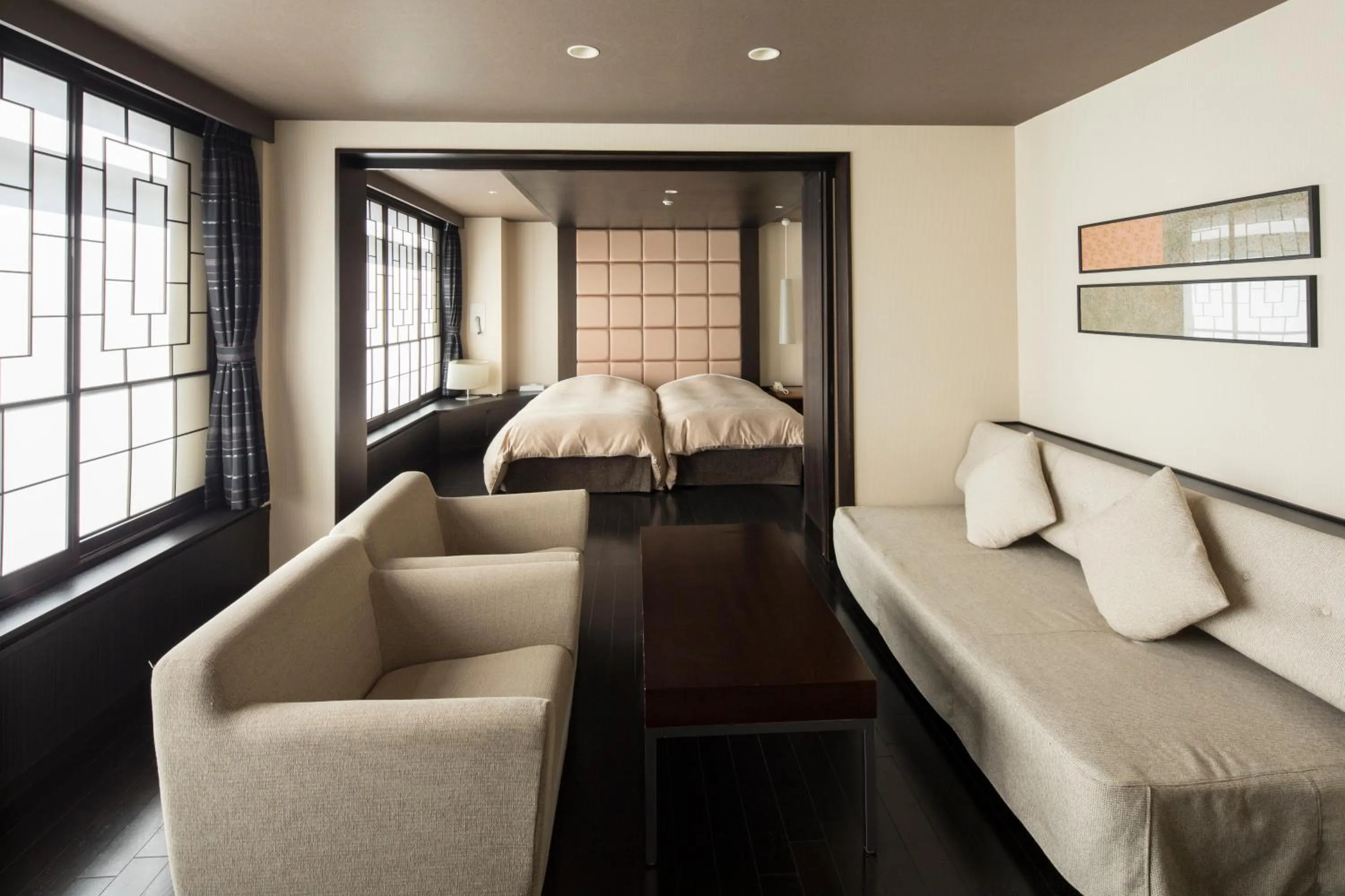 Photo of the whole room, Bed in Kitahiroshima Classe Hotel