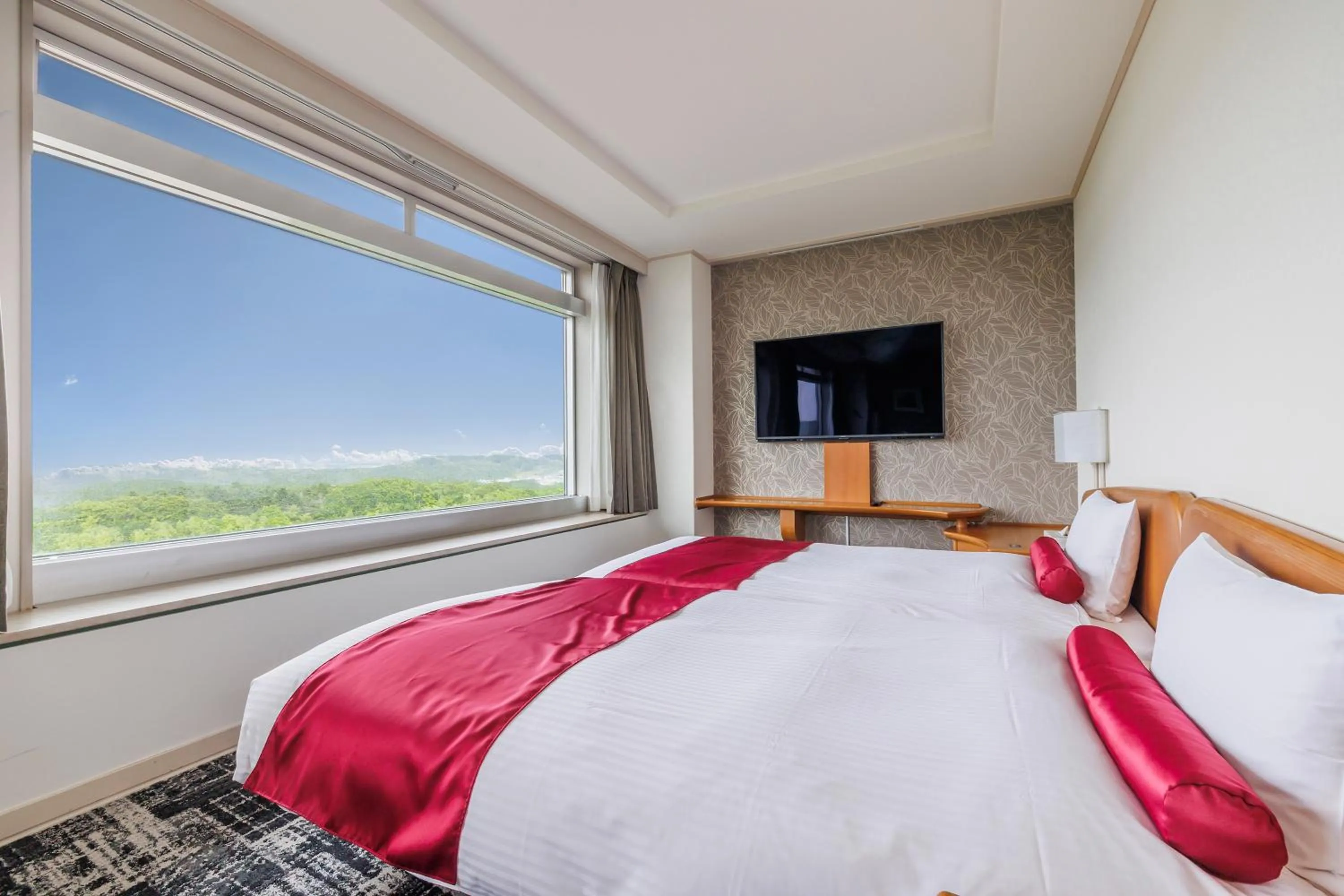 Bed in Kitahiroshima Classe Hotel