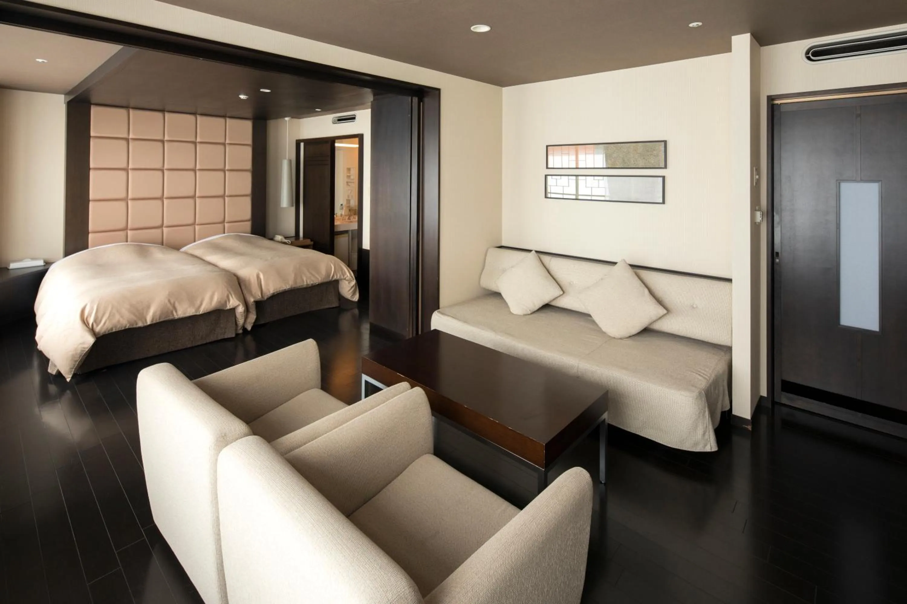 Photo of the whole room, Bed in Kitahiroshima Classe Hotel