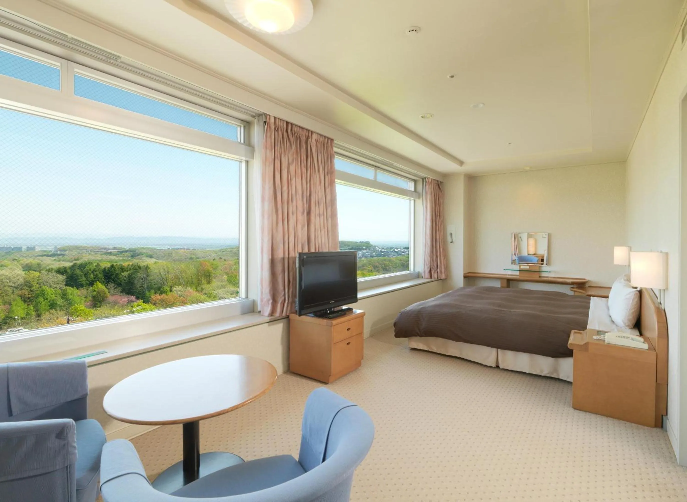 Photo of the whole room, Bed in Kitahiroshima Classe Hotel